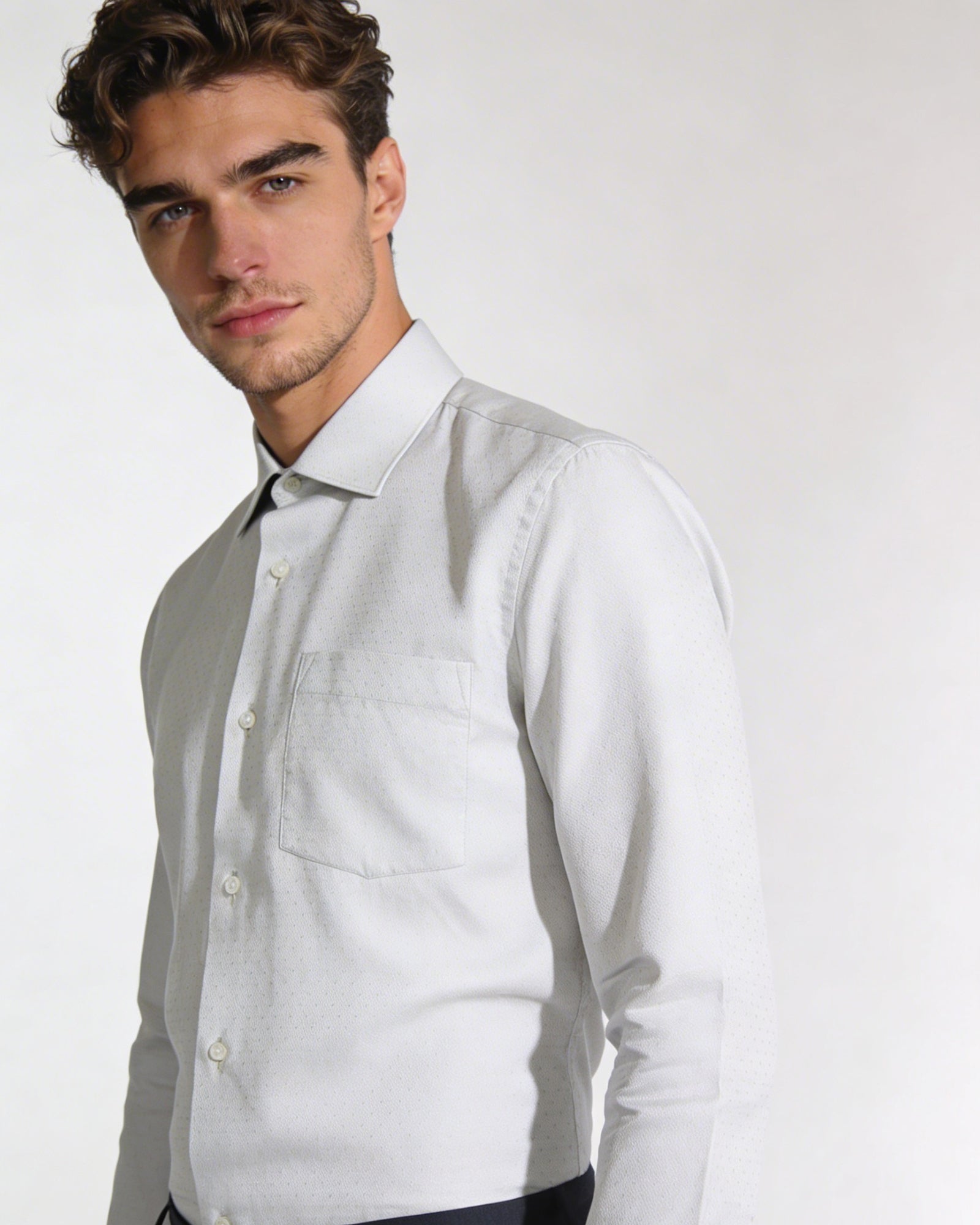 Mint Textured Shirt