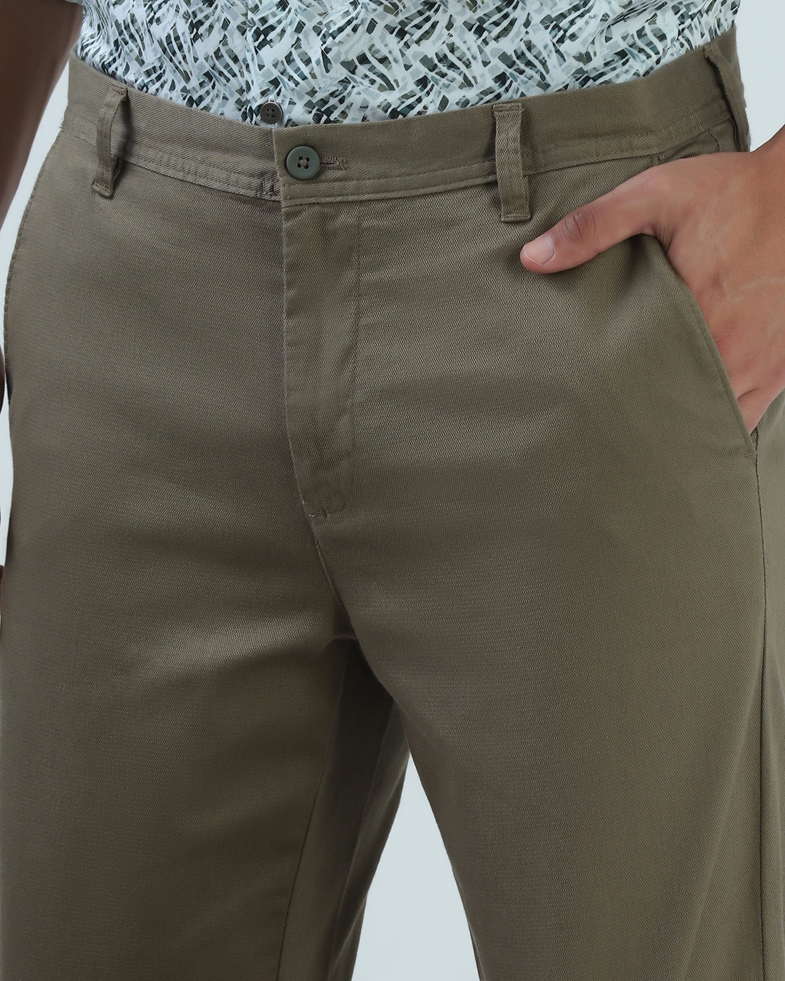 Mouse Textured Khakis - Fint