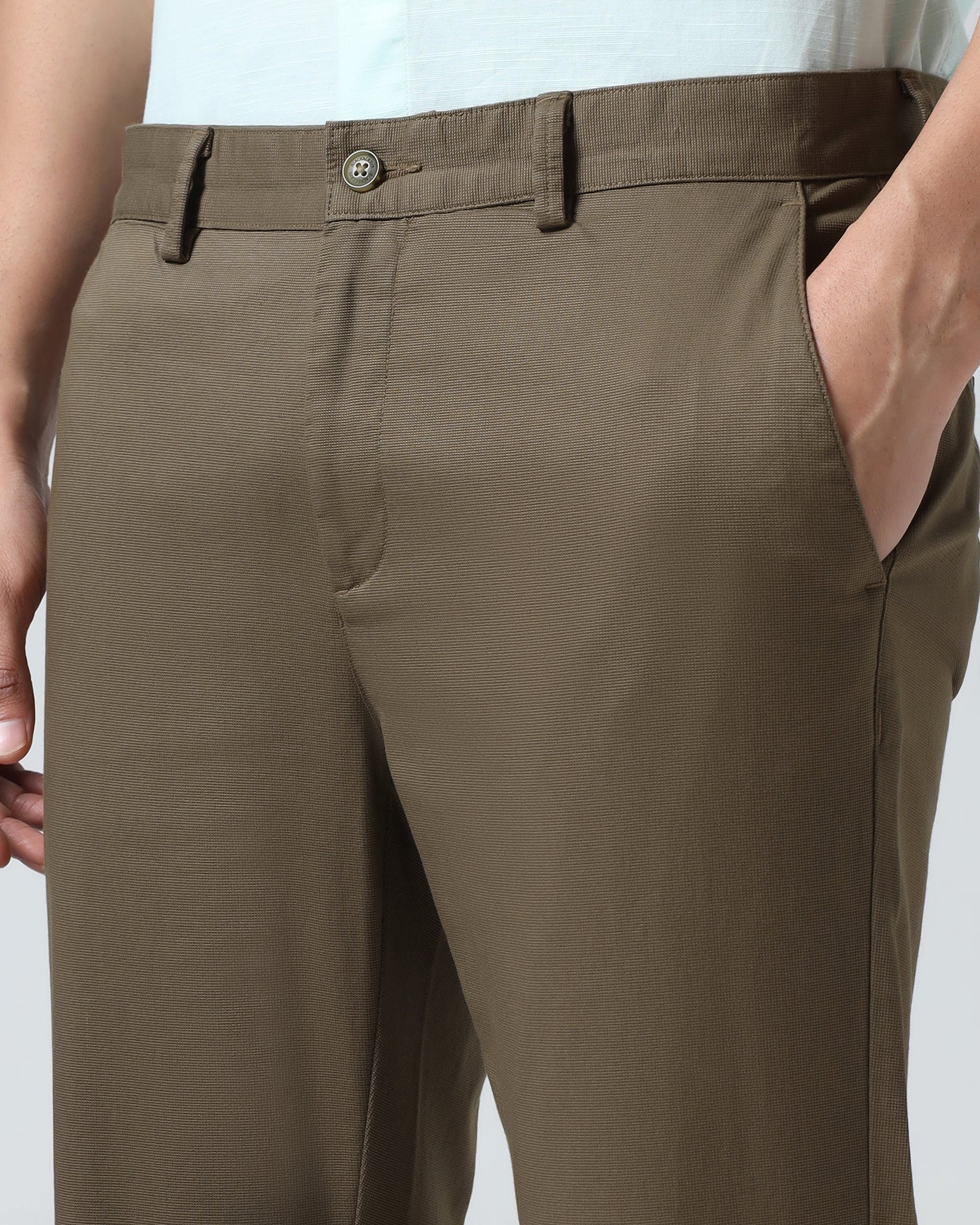 Mouse Textured Khakis - Portico