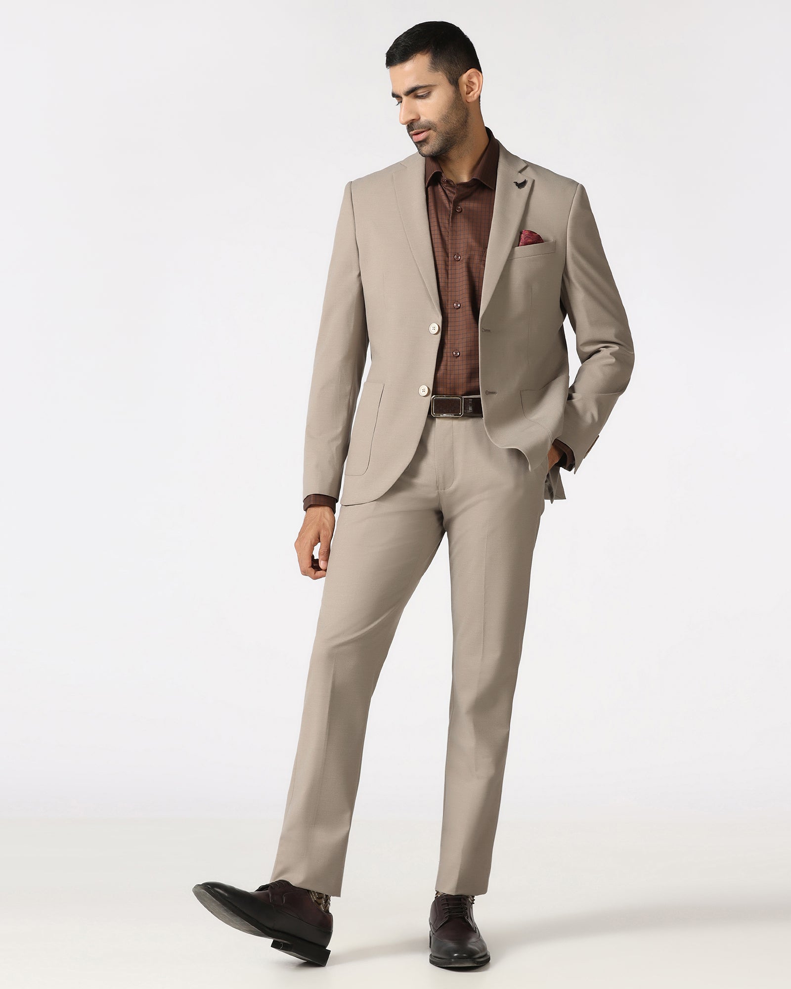 Mouse Two Piece Solid Suit - Tenor