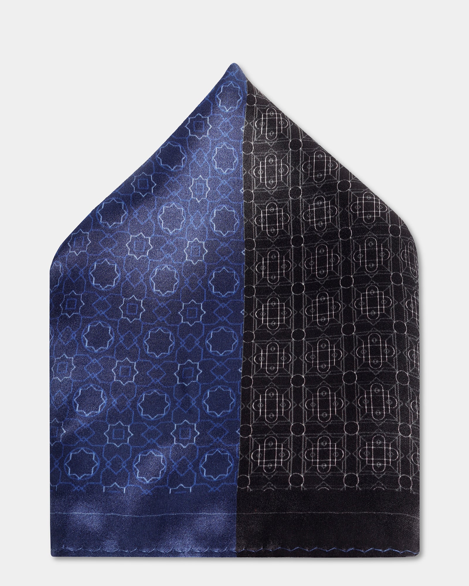 Multi Color Solid 100% Silk Pocket Square - Wakuram