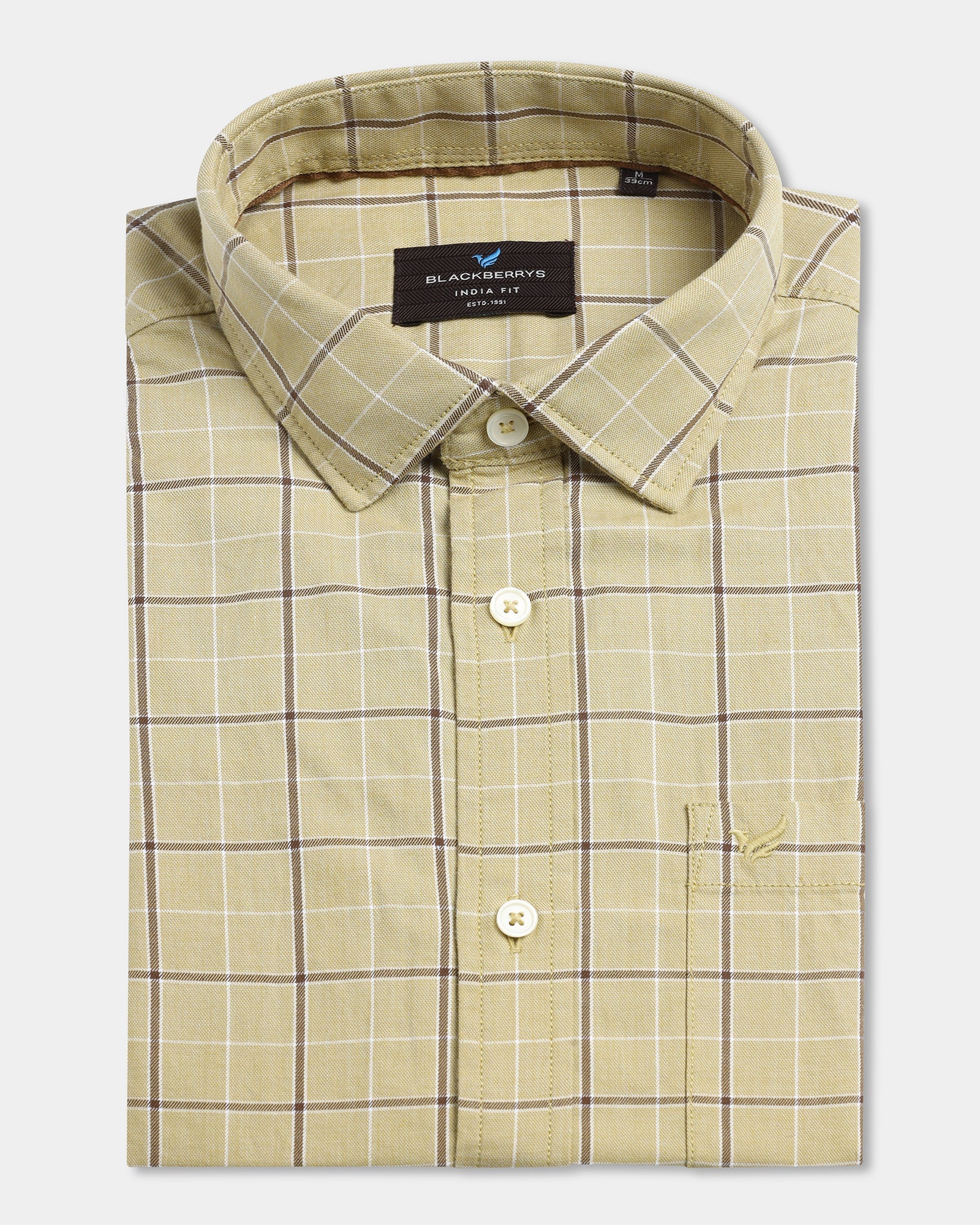 Mustard Check Shirt - Havro