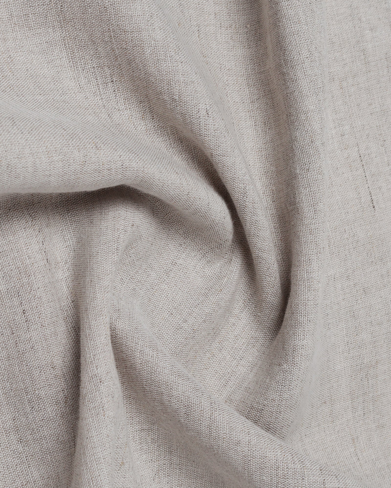 Natural Linen Solid Shirt - Cleo