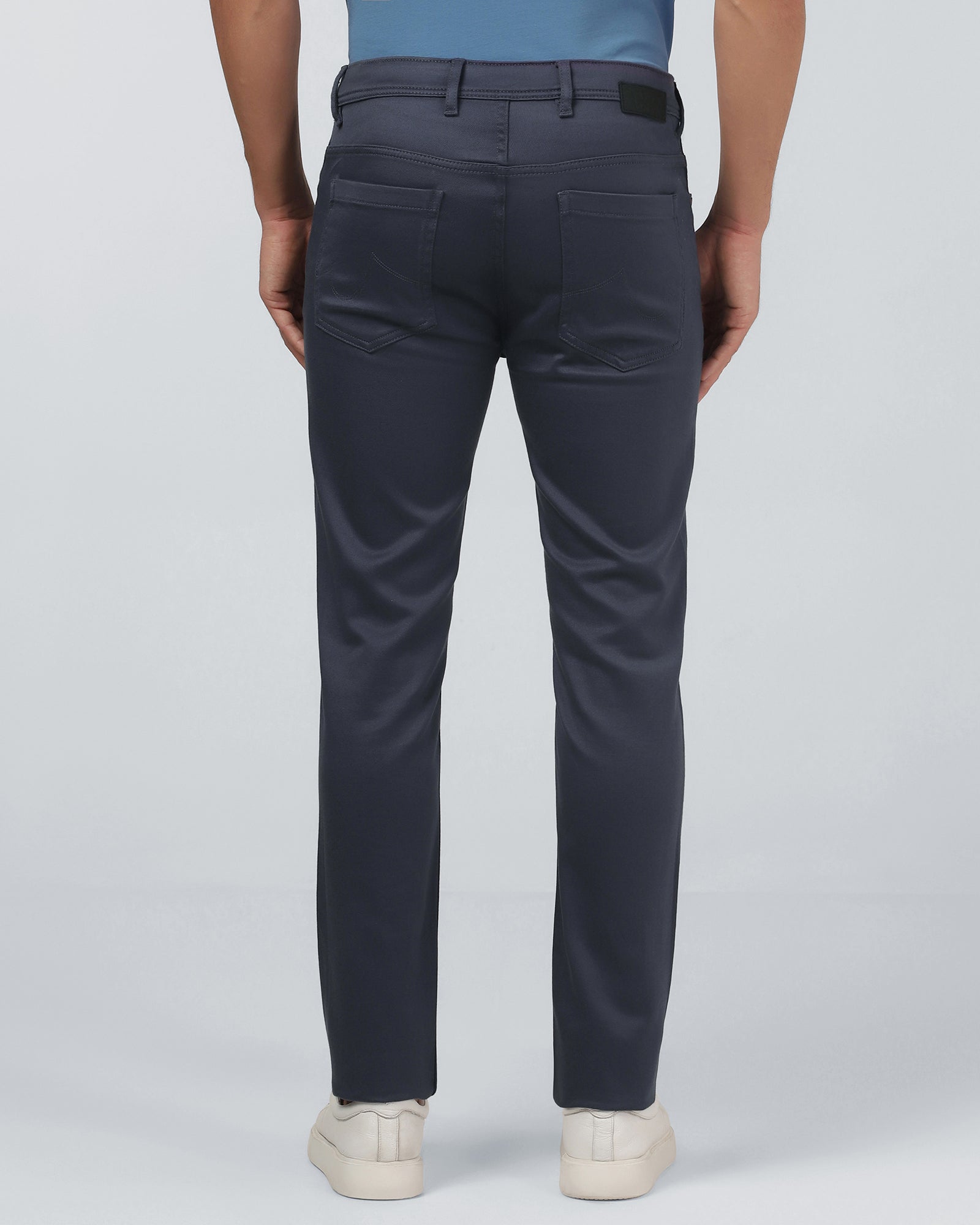 Navy Bleed Zero Slim Fit Jeans - Abto