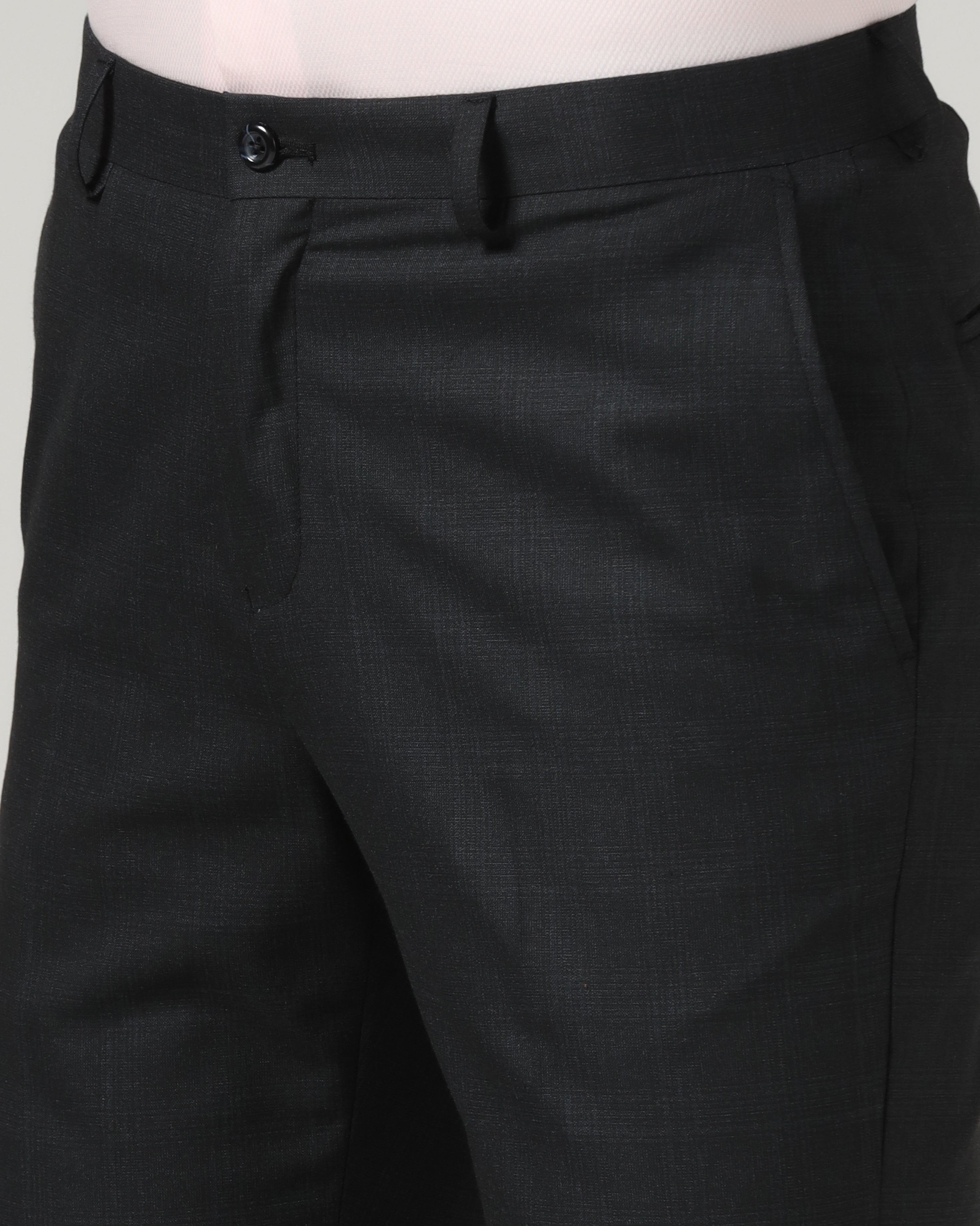 Navy Check Trouser - Stunning