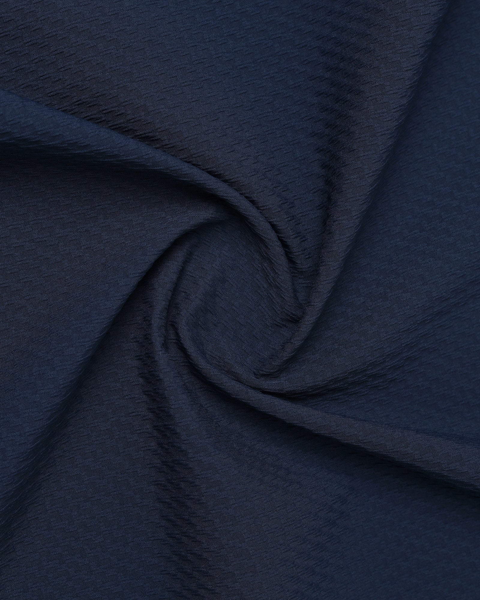 Navy Half Sleeve Textured Shirt - Kratos