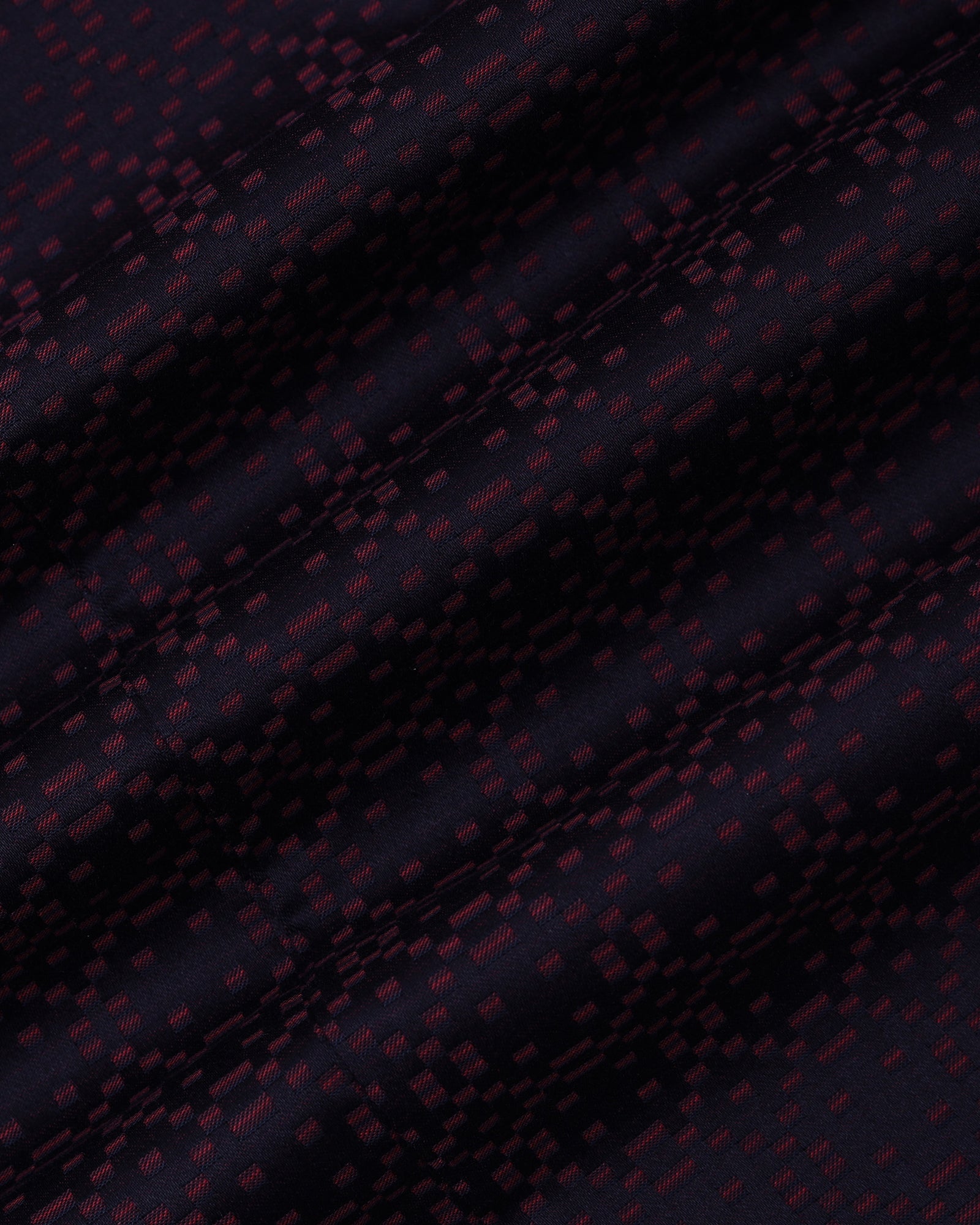 Navy Jacquard Shirt - Alton