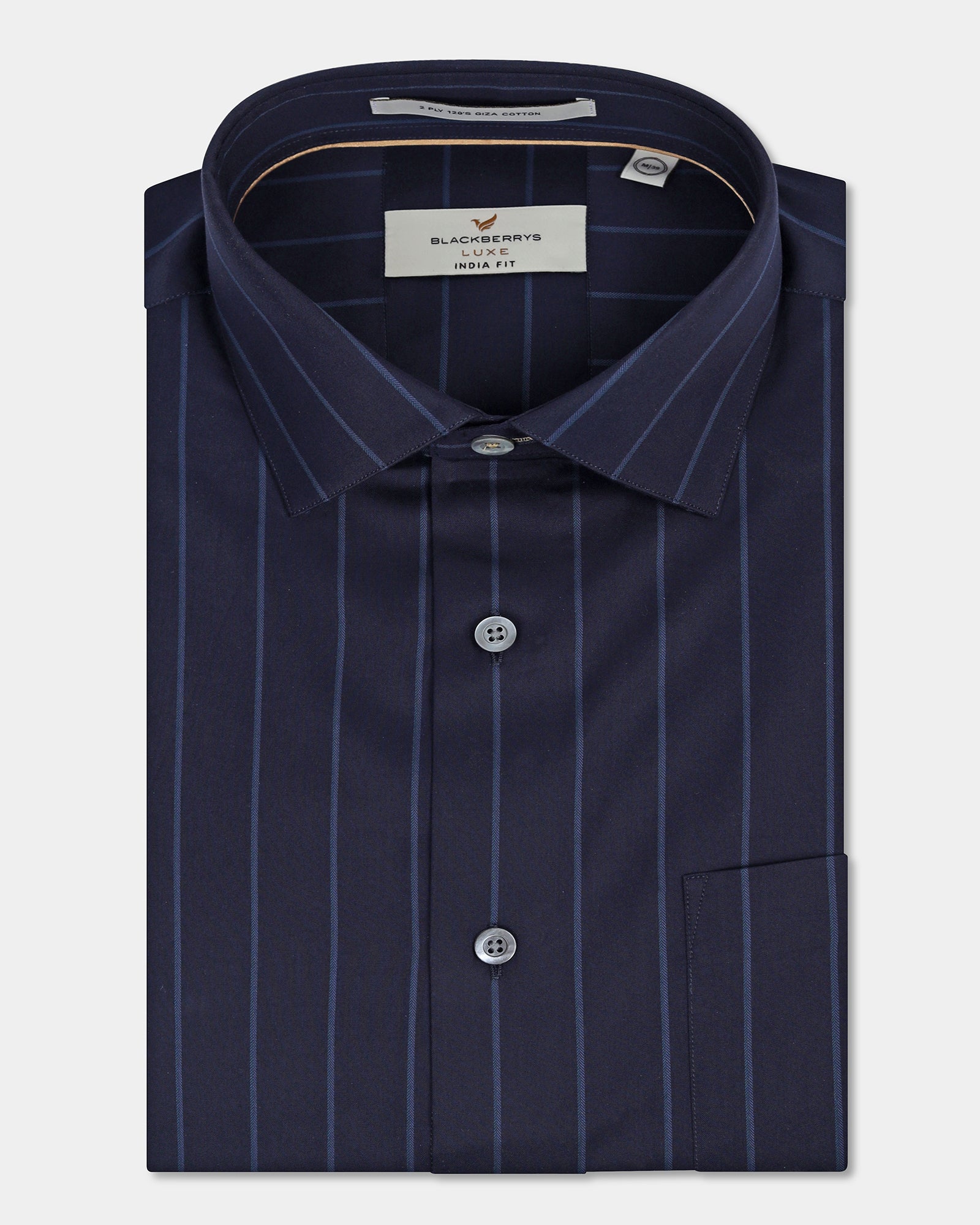 Navy Luxe Stripe Shirt - Stake