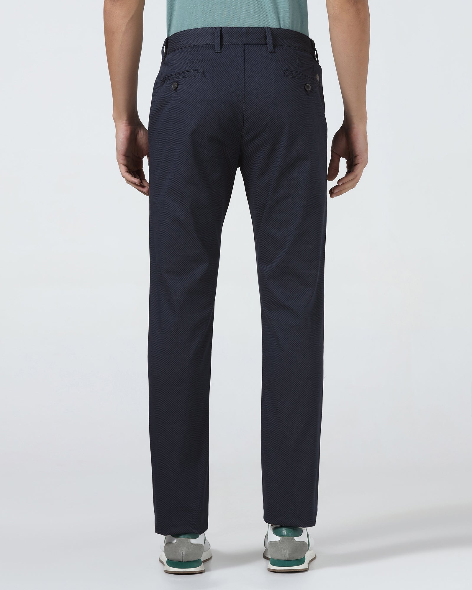 Navy Printed Khaki - Race