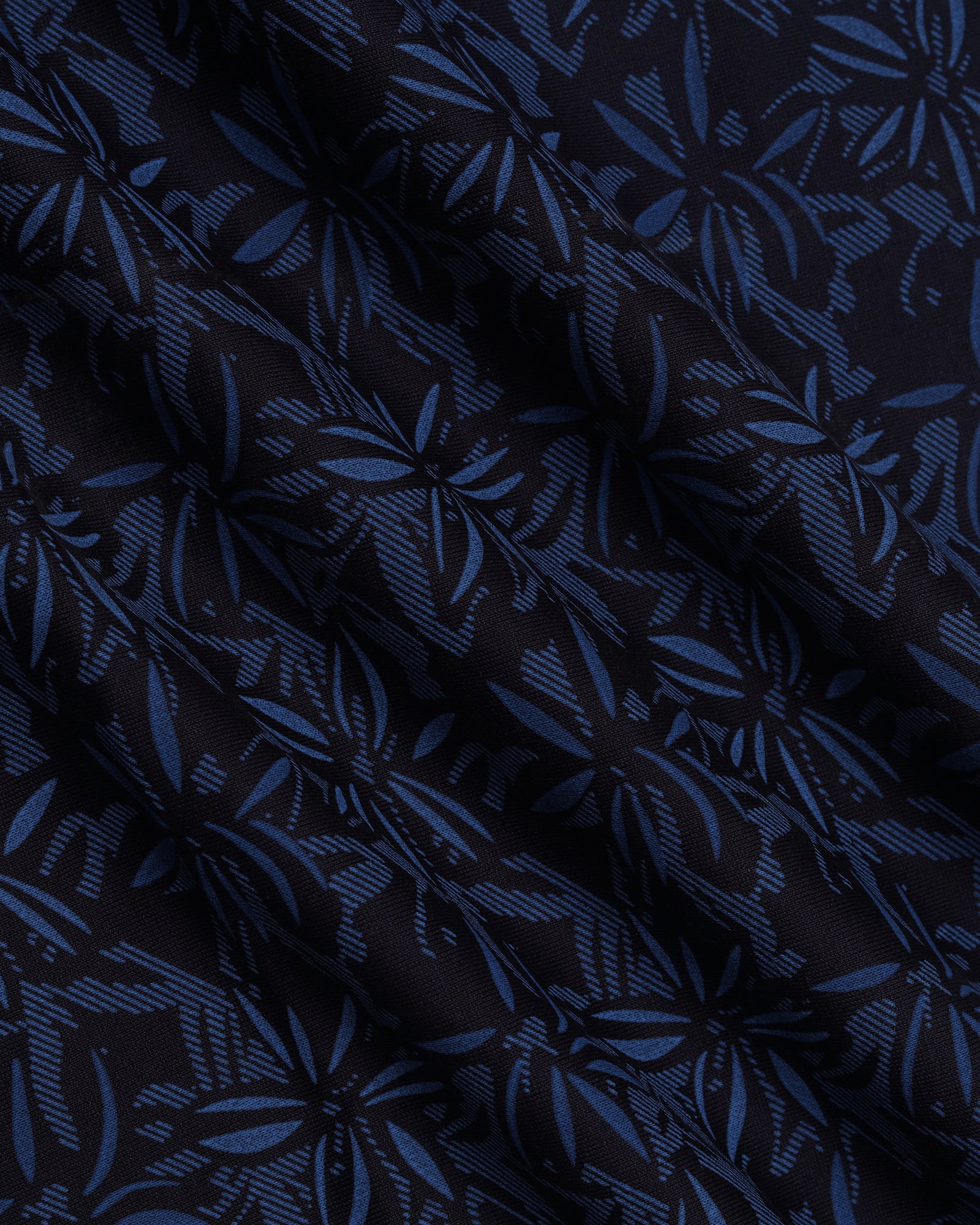 Navy Printed Polo - Dane