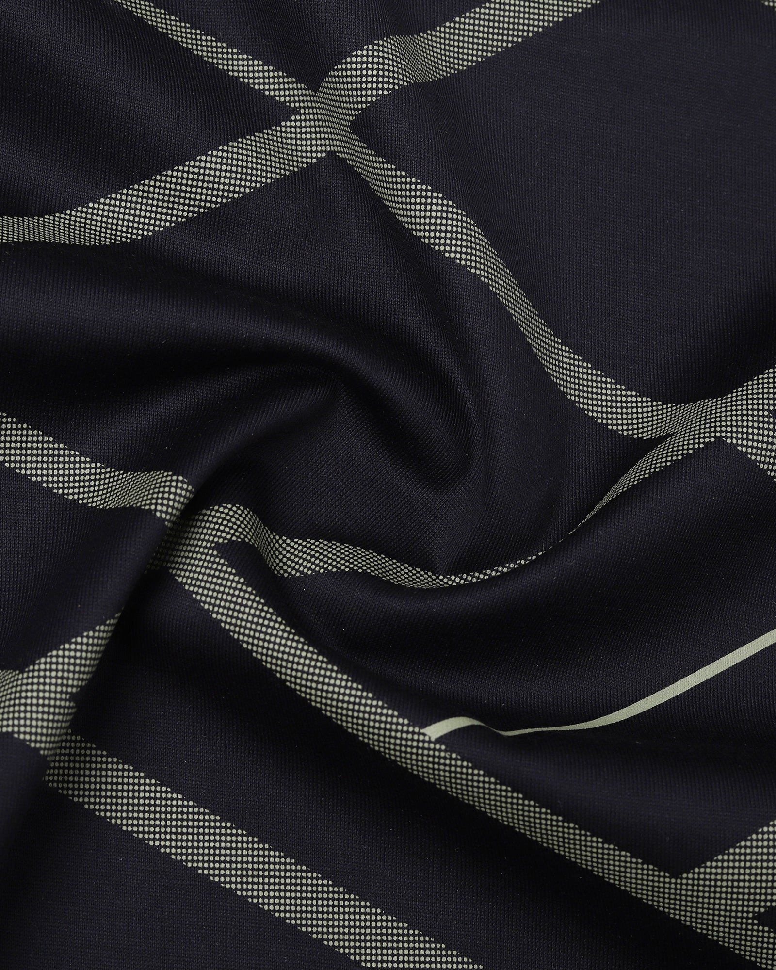 Navy Printed Polo - Pita
