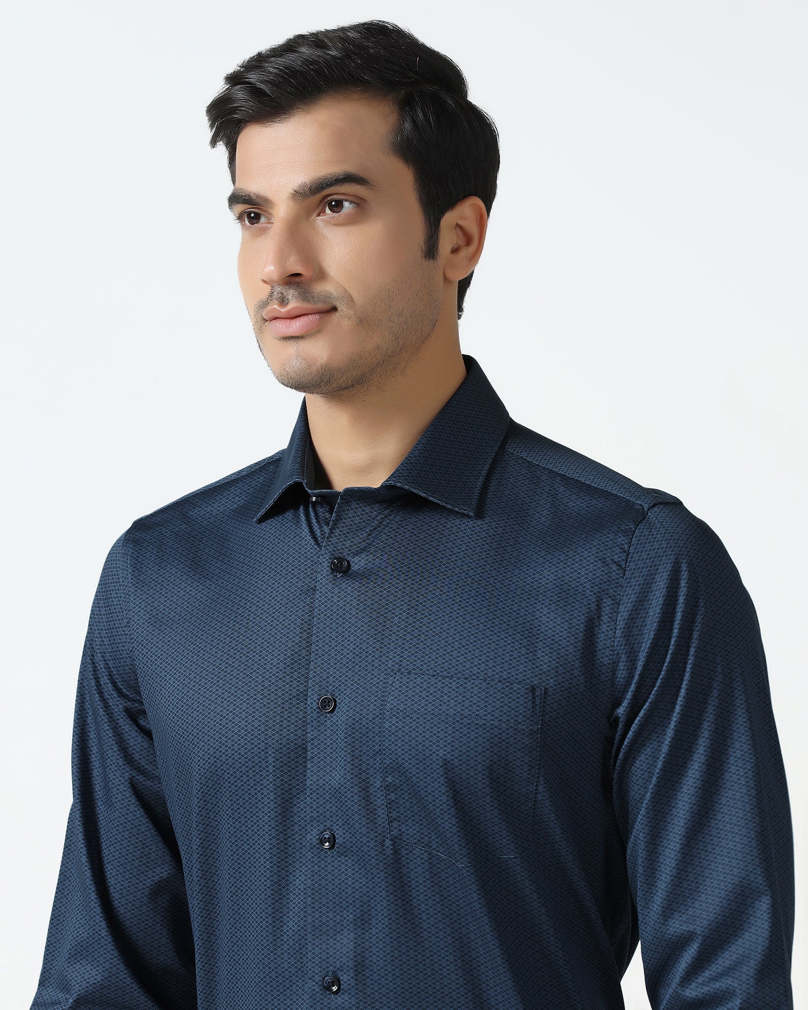 Navy Printed Shirt - Radio