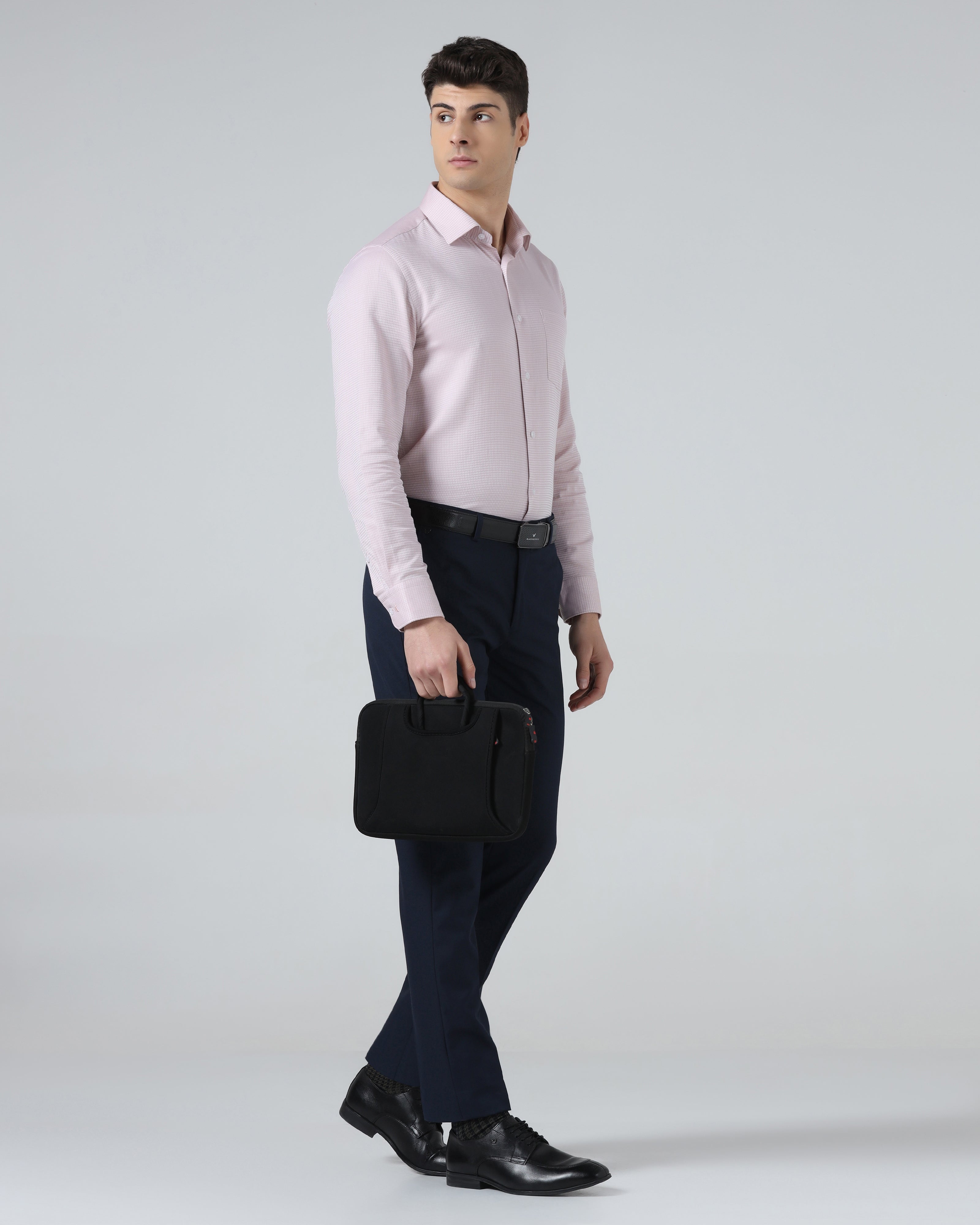 Navy Solid Trouser