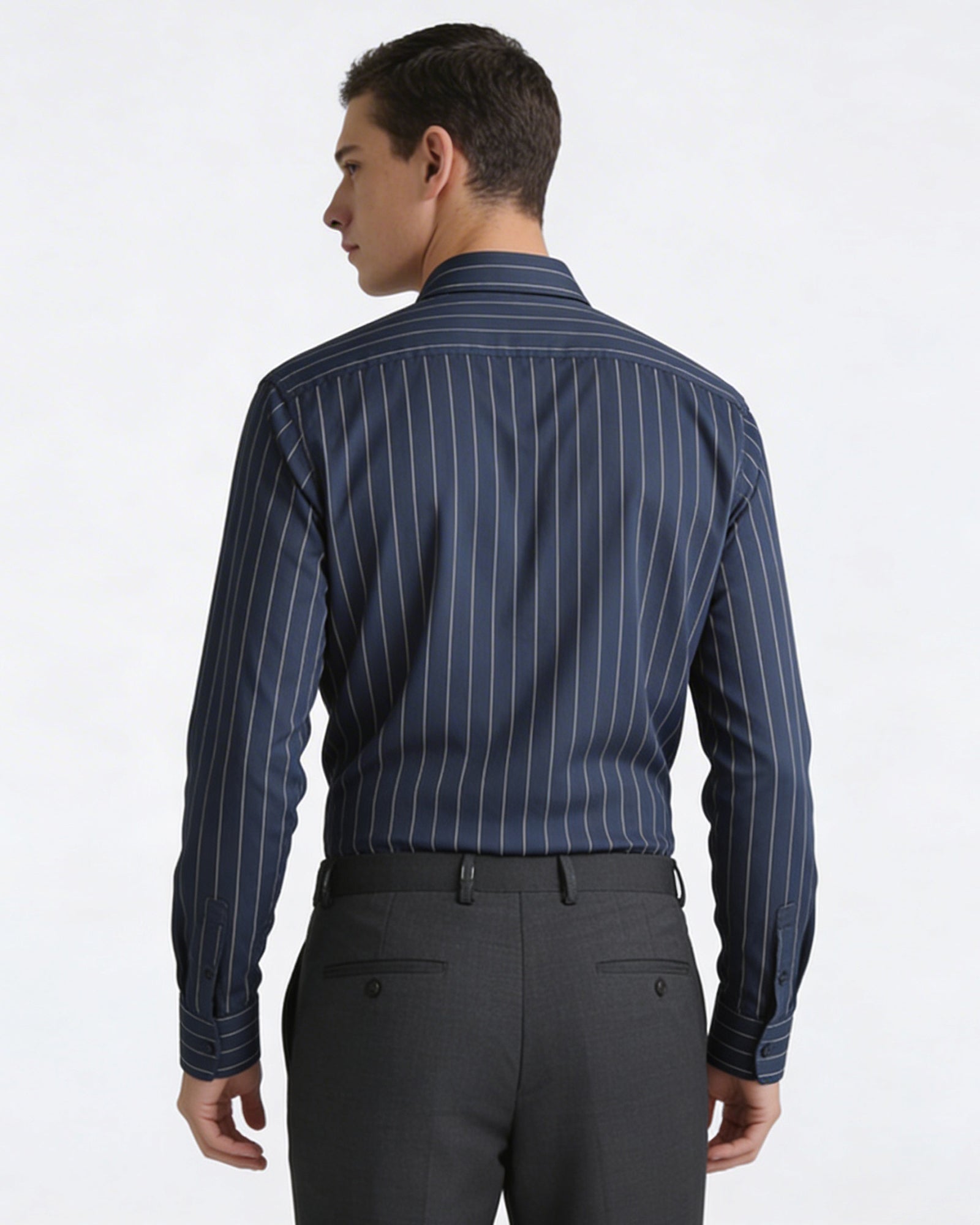 Navy Stripe Shirt