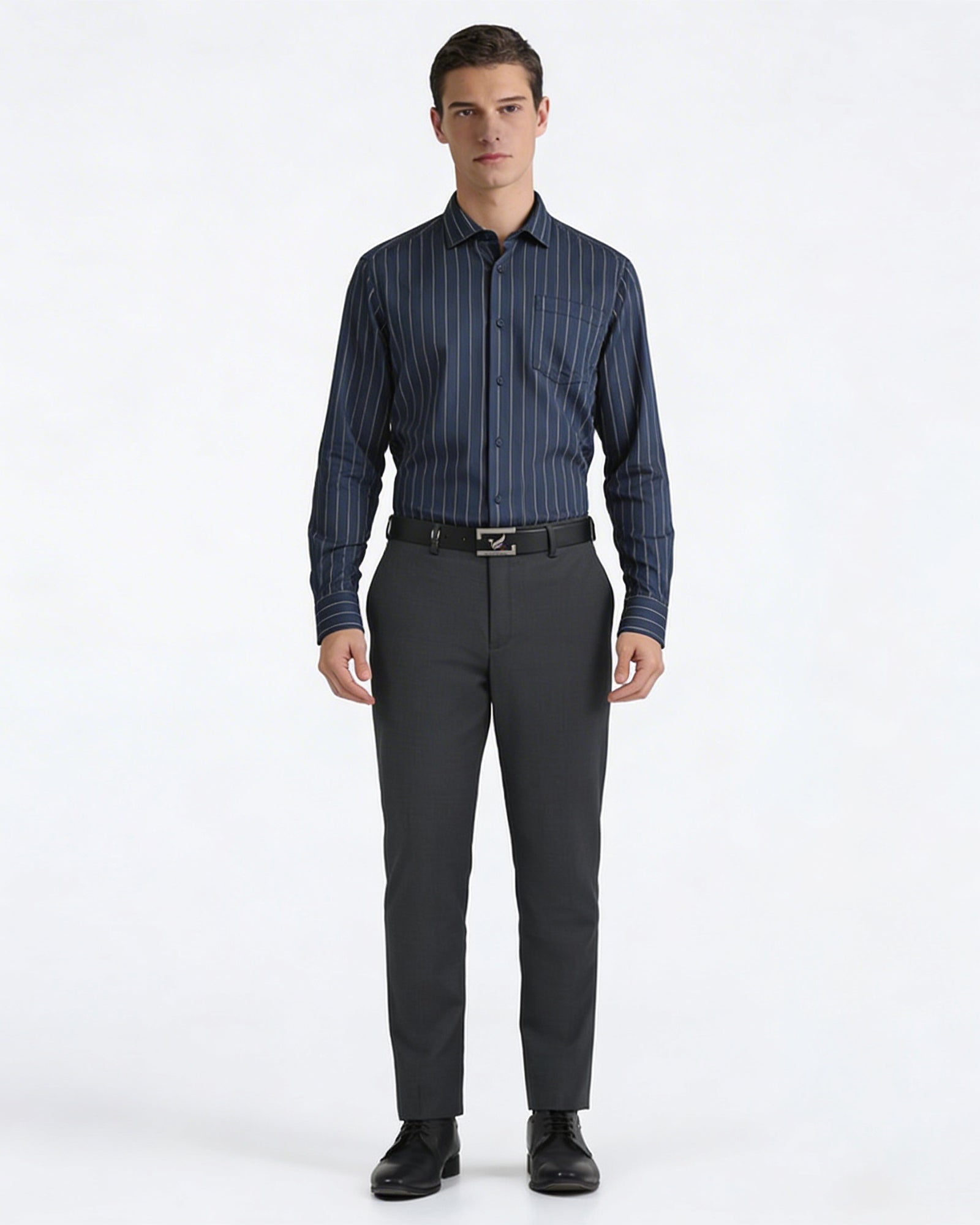 Navy Stripe Shirt