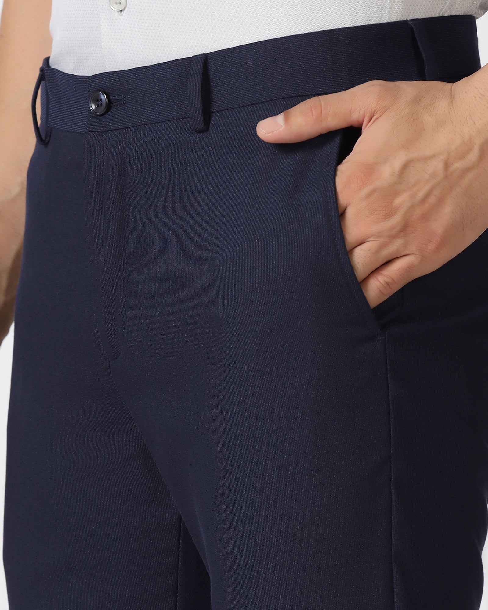 Navy Stripe Trouser - Sula