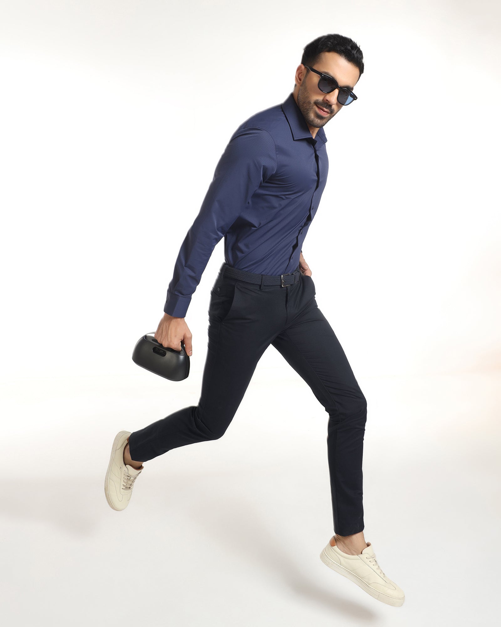 Navy TechPro Textured Khakis - Rapid