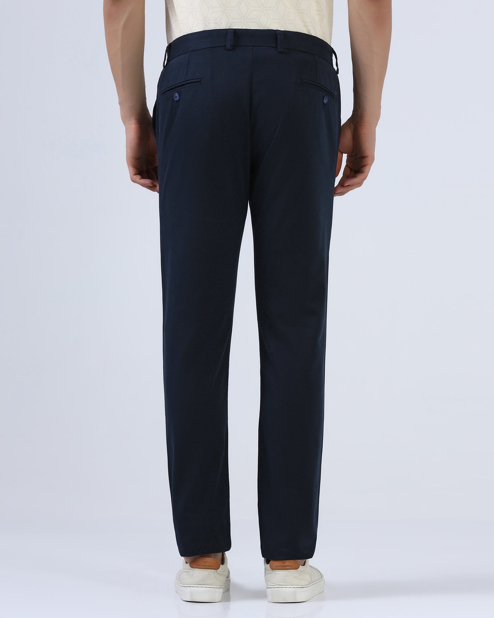 Navy Textured Khakis - Planar