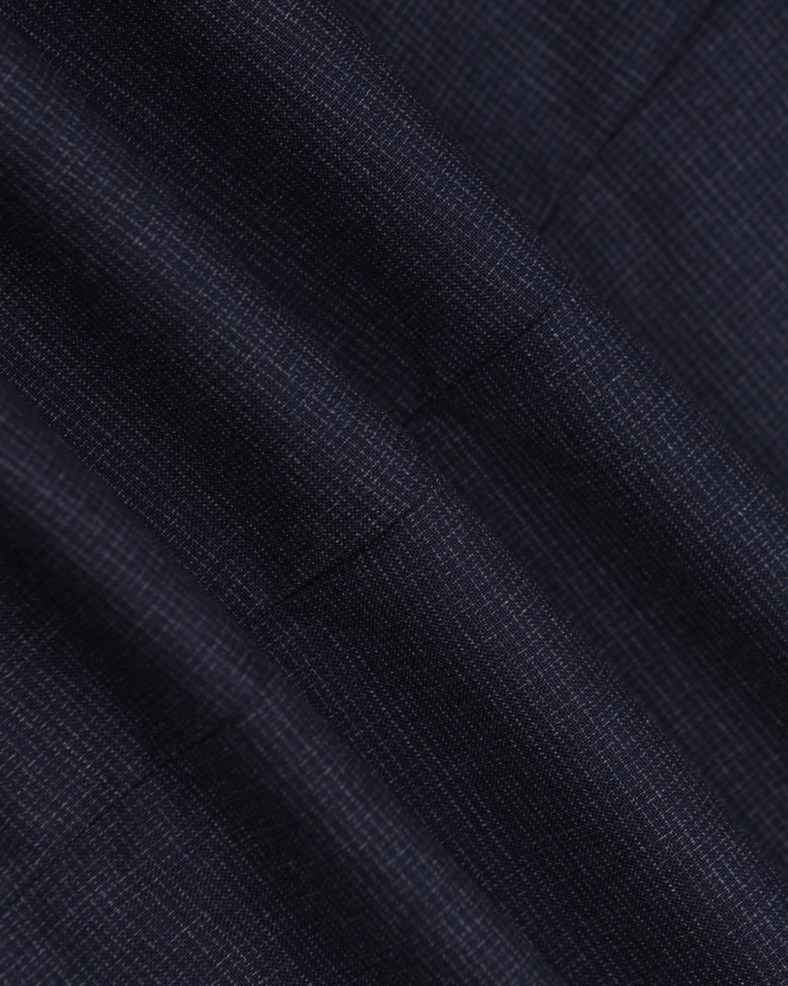Navy Textured Trouser - Barrel