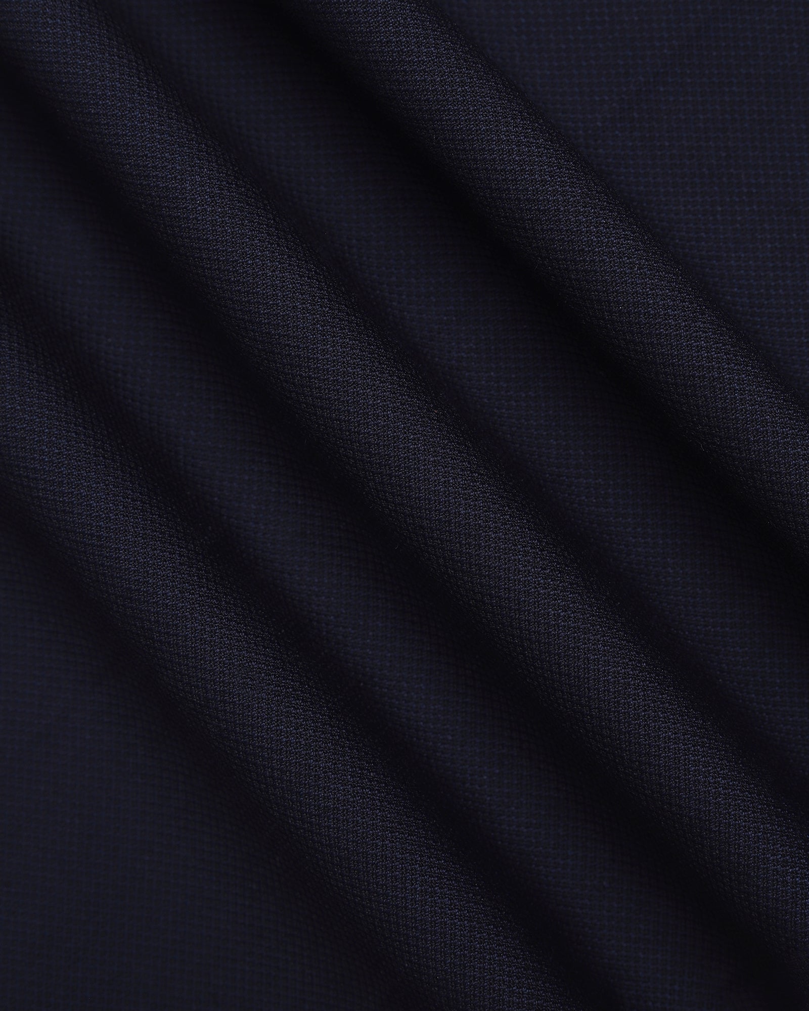 Navy Textured Trouser - Hyun