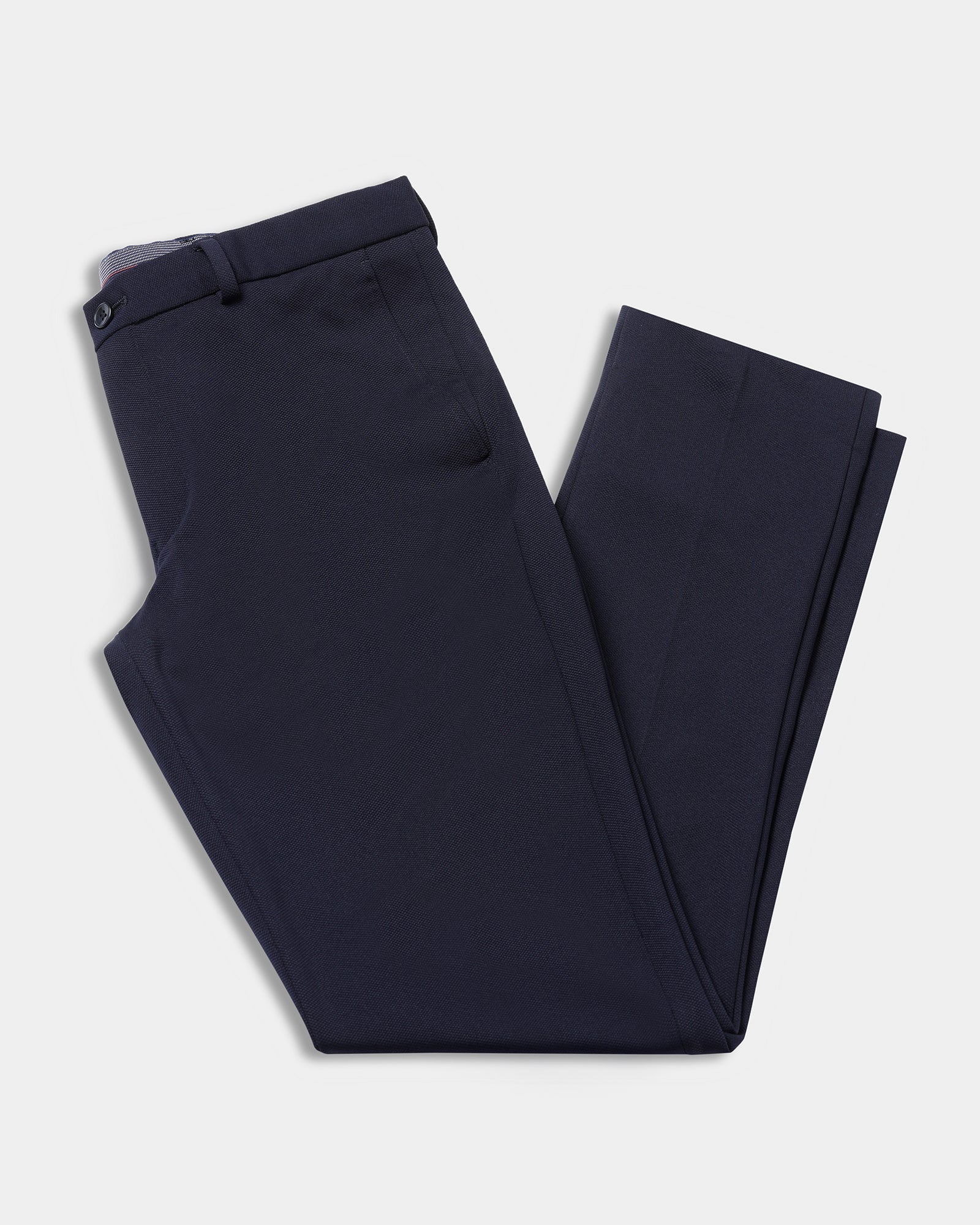Navy Textured Trouser - Scot