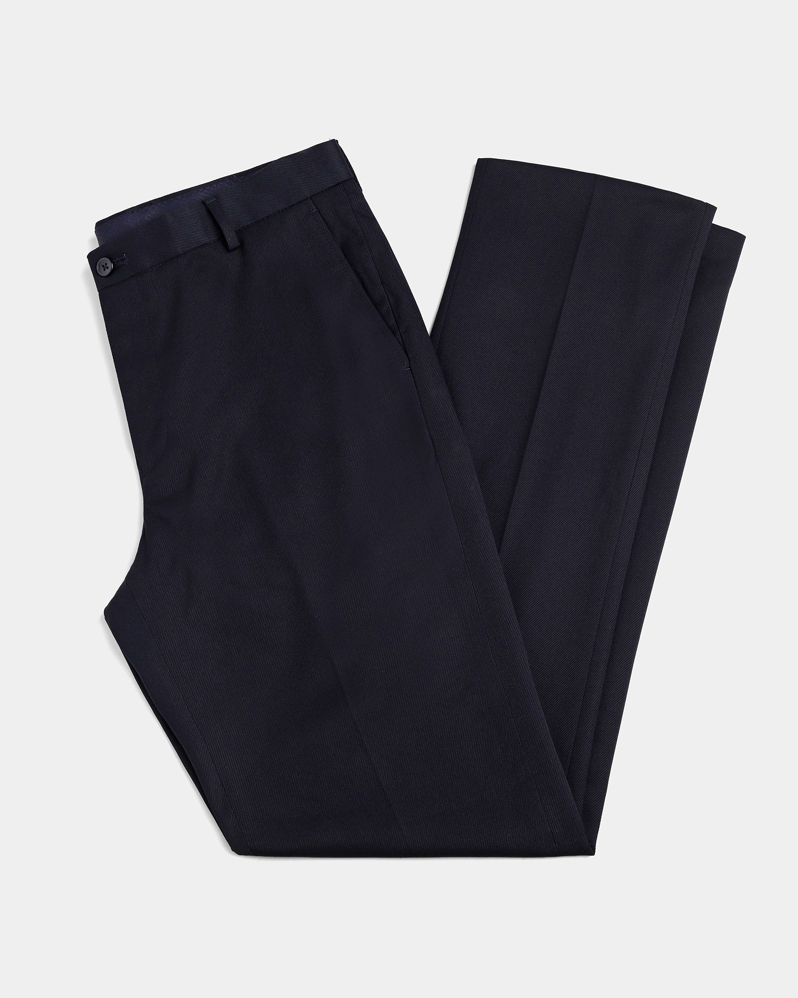 Navy Textured Trouser - Vute