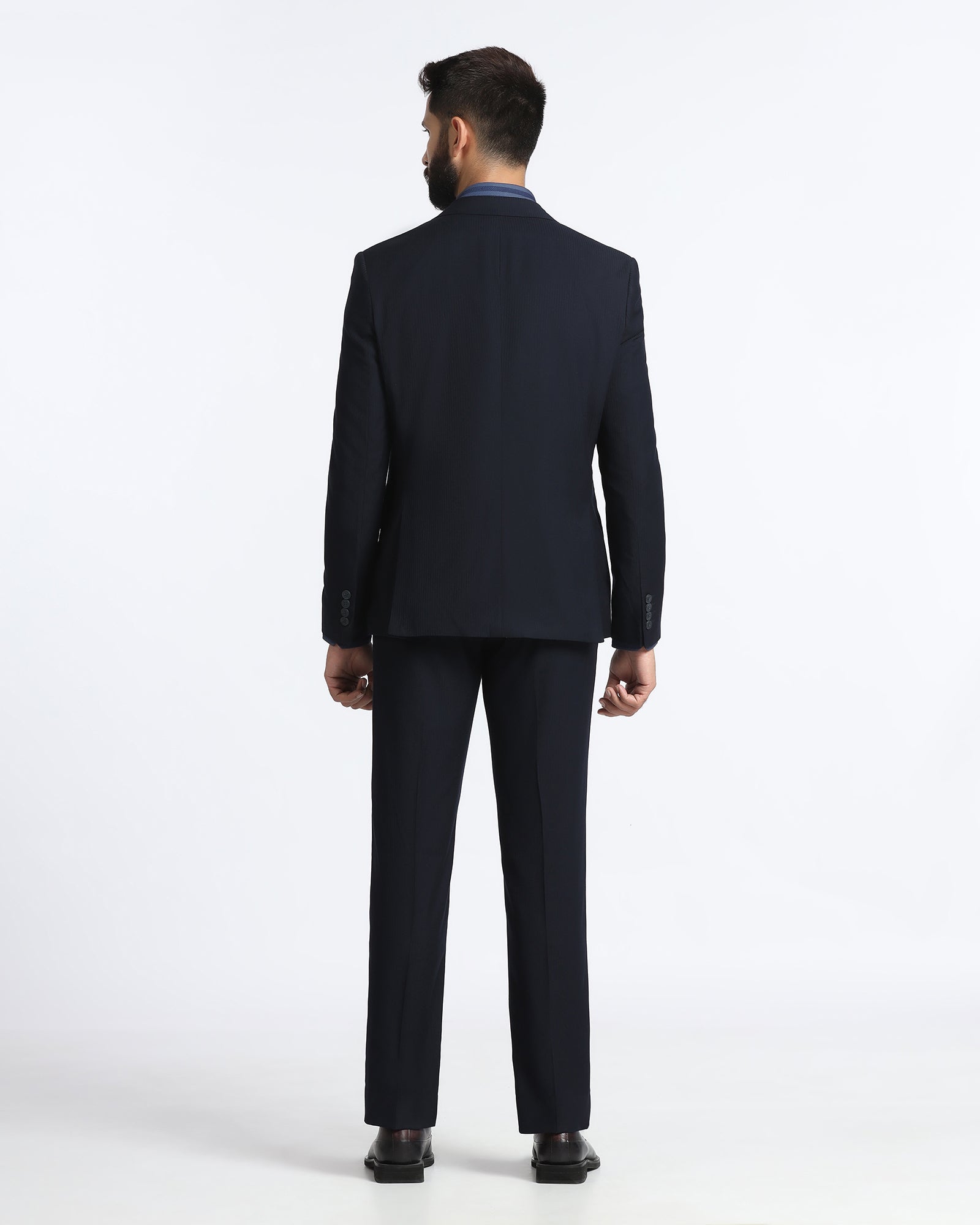 Navy Two Piece Stripe Suit - Jime