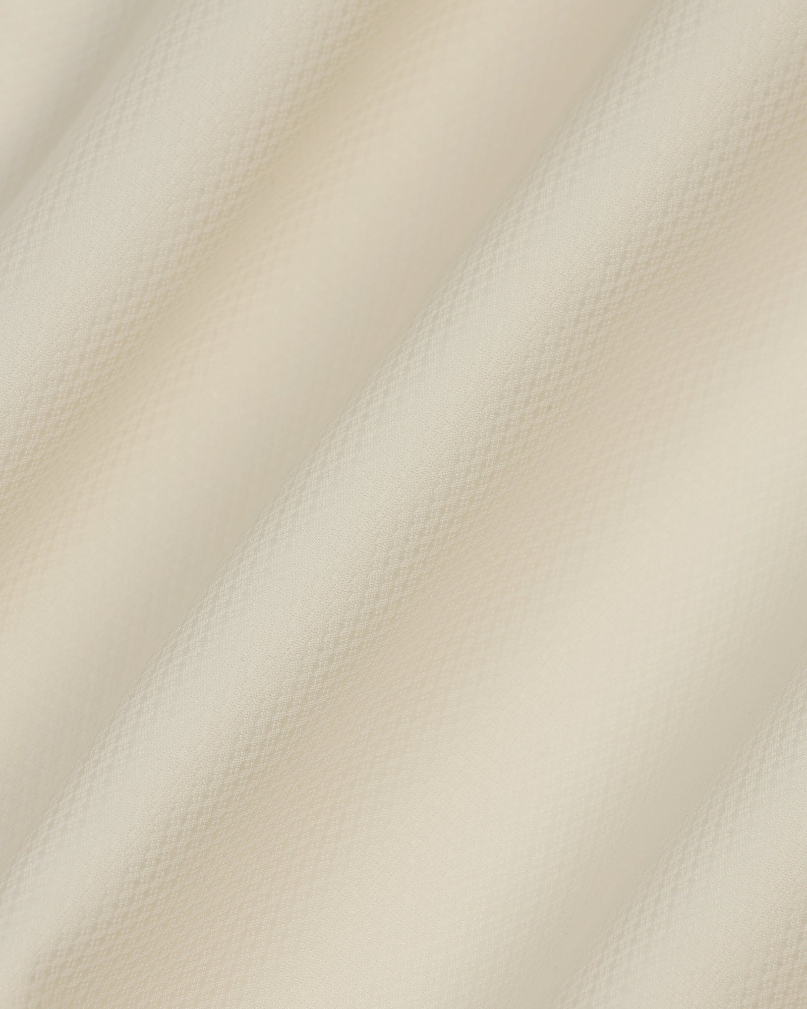 Non Iron Formal Cream Textured Shirt - E31