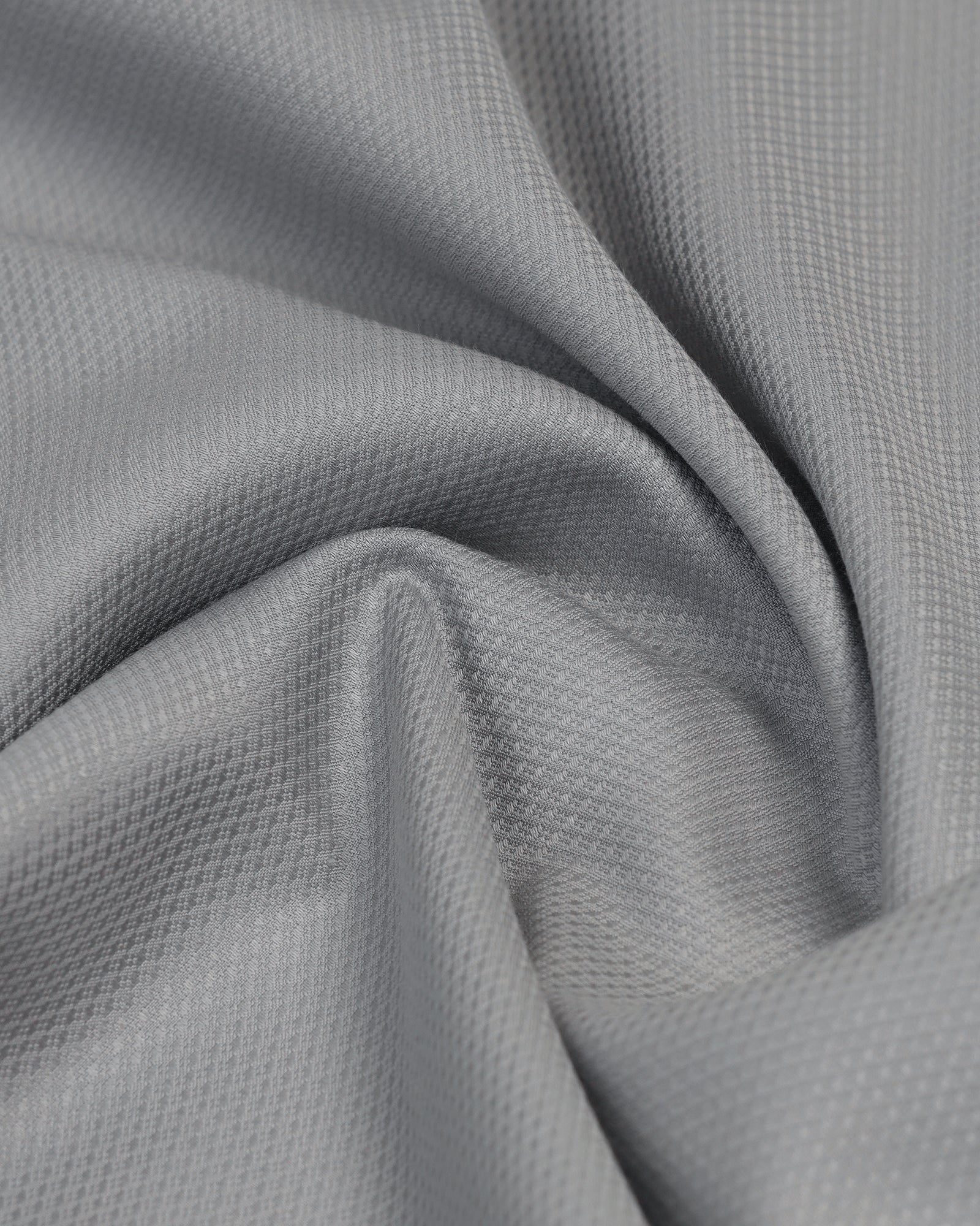 Non Iron Formal Grey Solid Shirt - P31