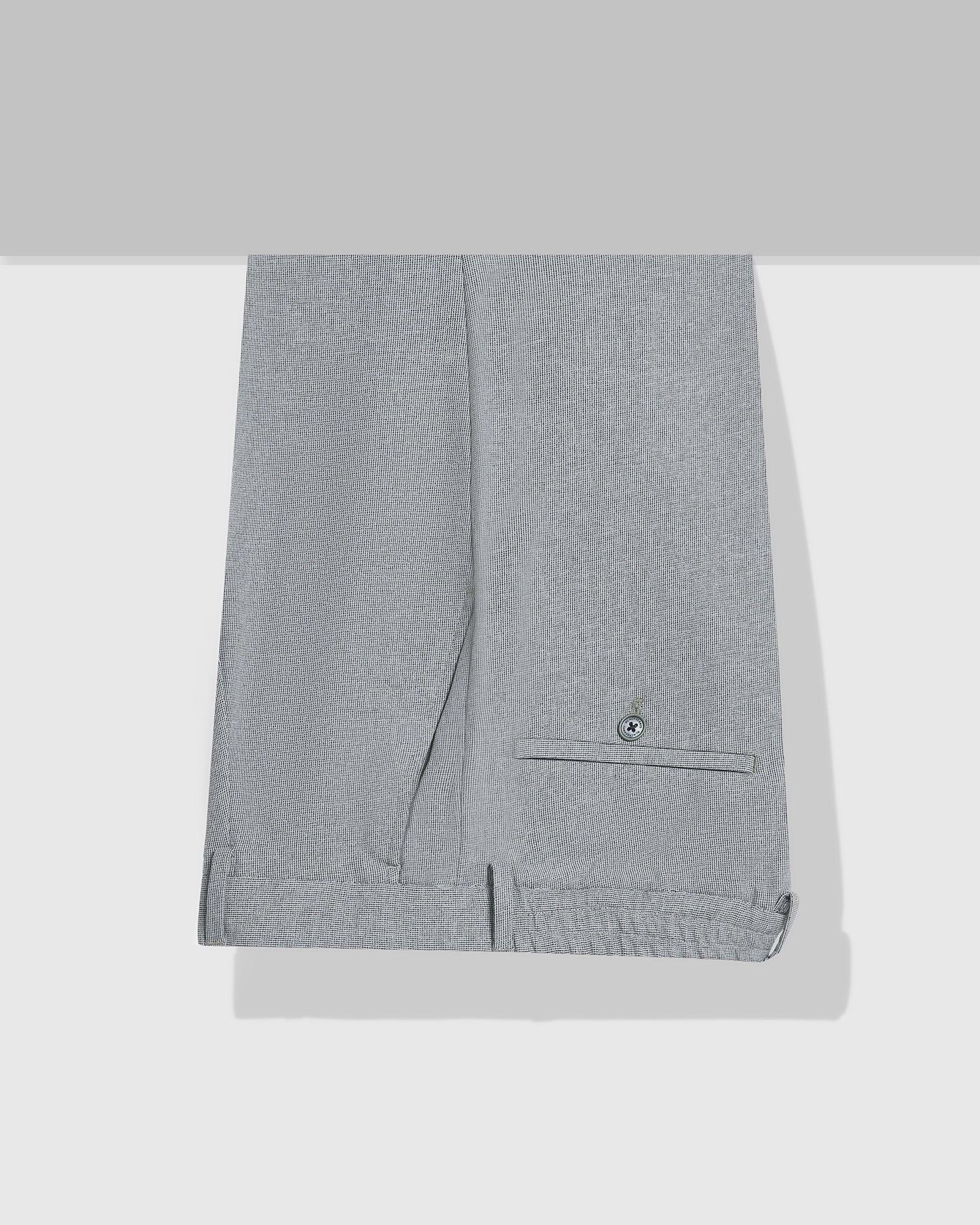 Sneaker Fit Green Textured Pant - Fronx