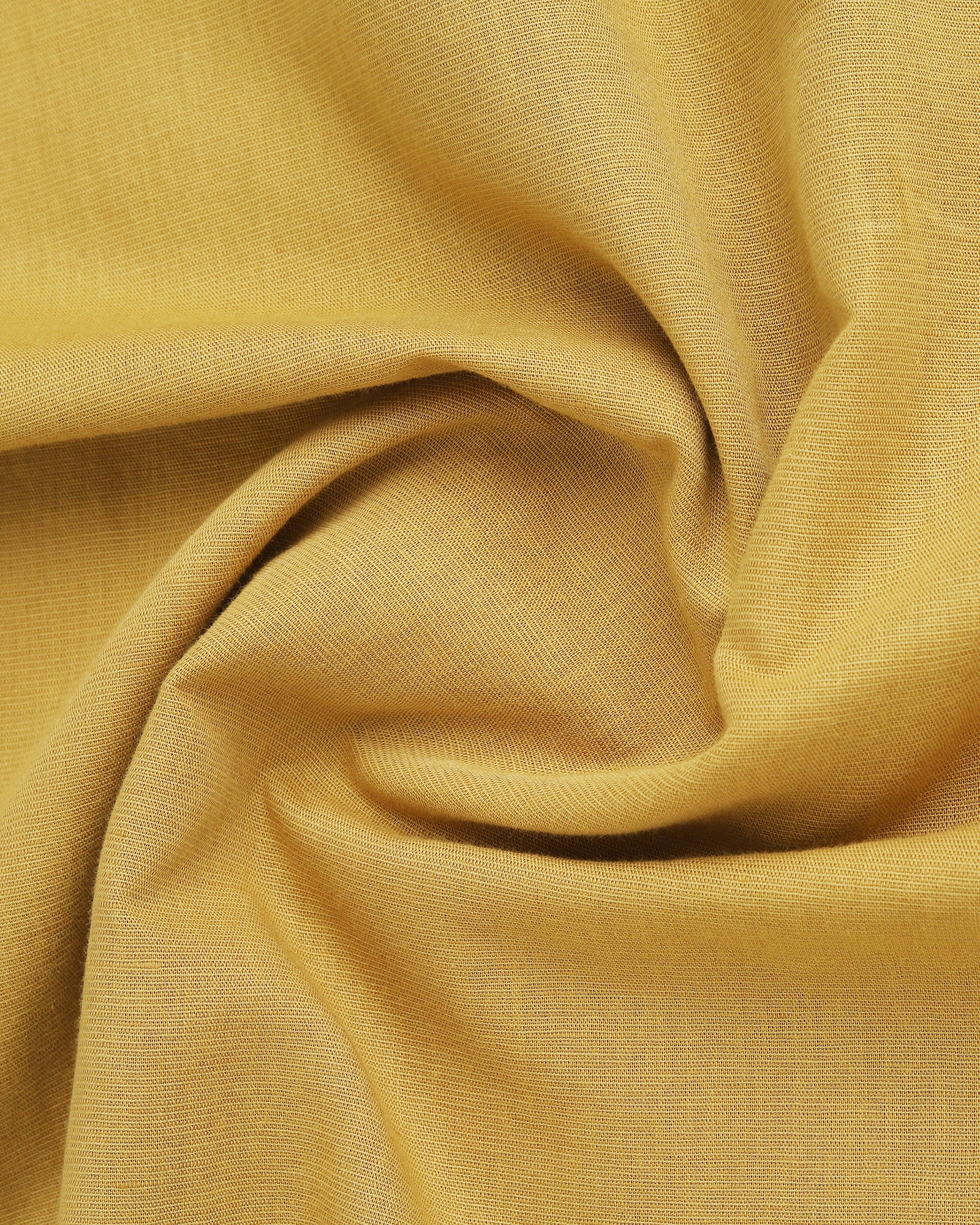 Ochre Half Sleeve Solid Shirt - Axar