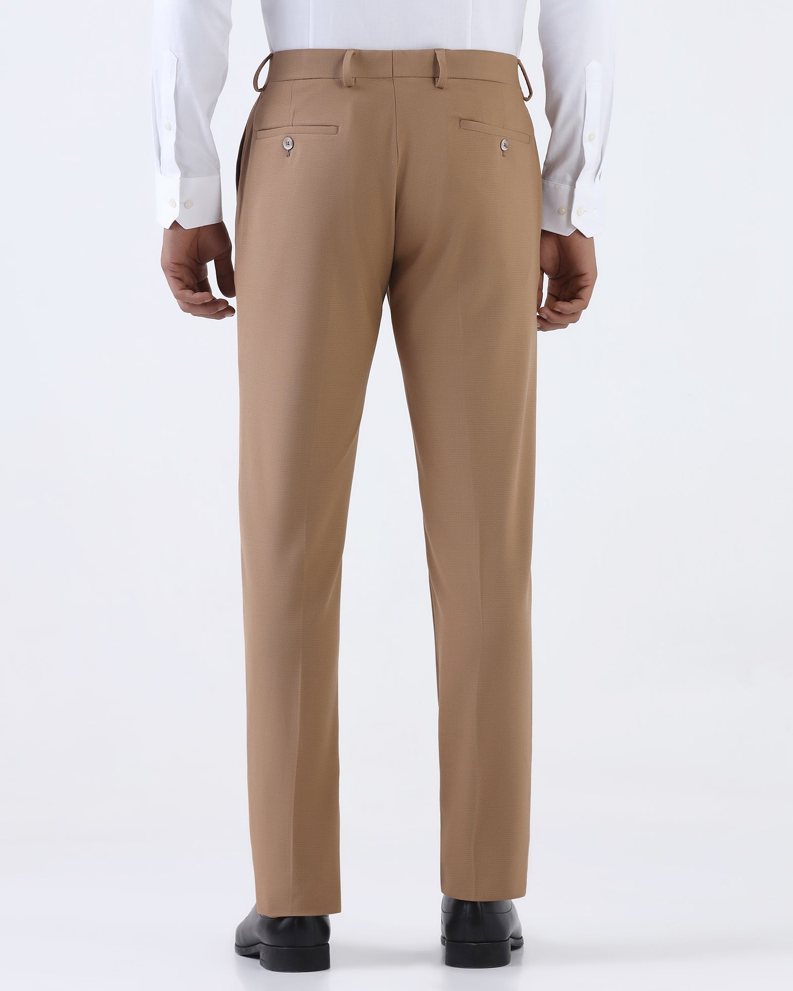 Ochre Textured Trouser - Toni