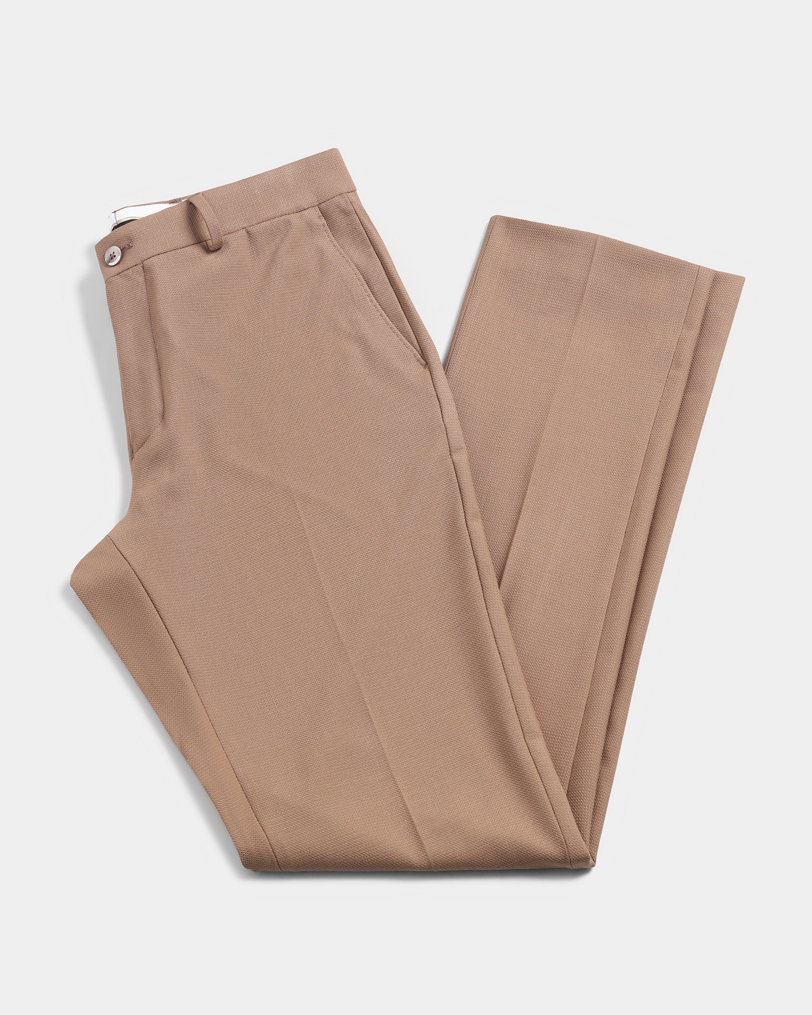 Ochre Textured Trouser - Toni