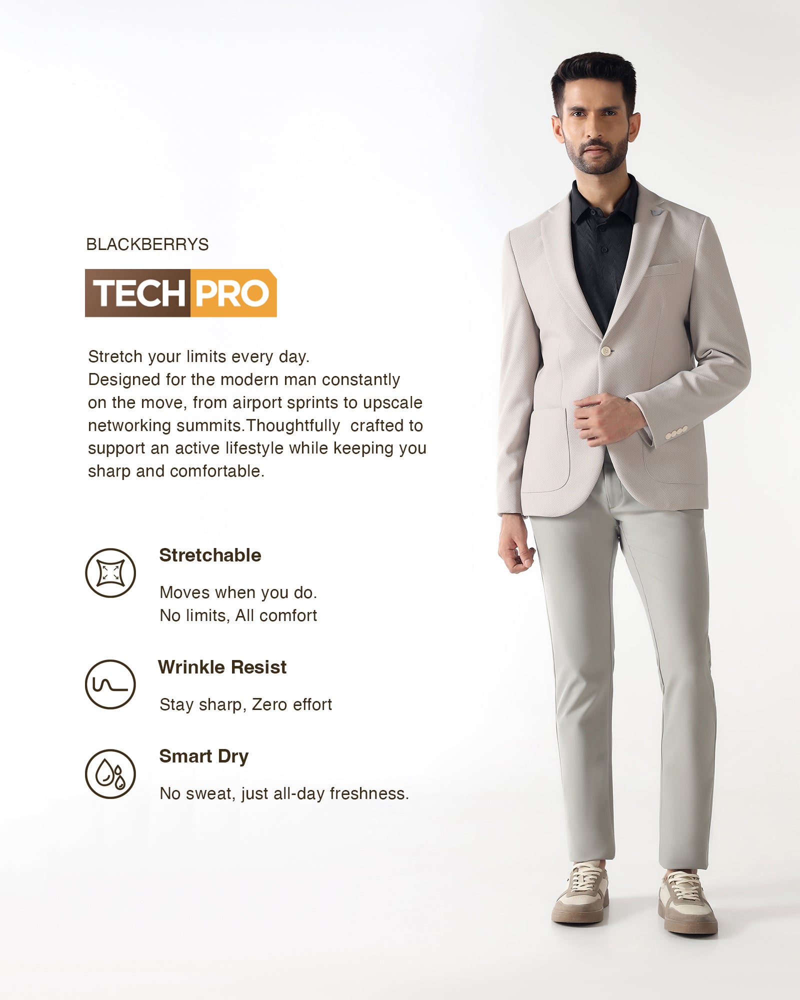 Off White TechPro Textured Blazer - Bowmore