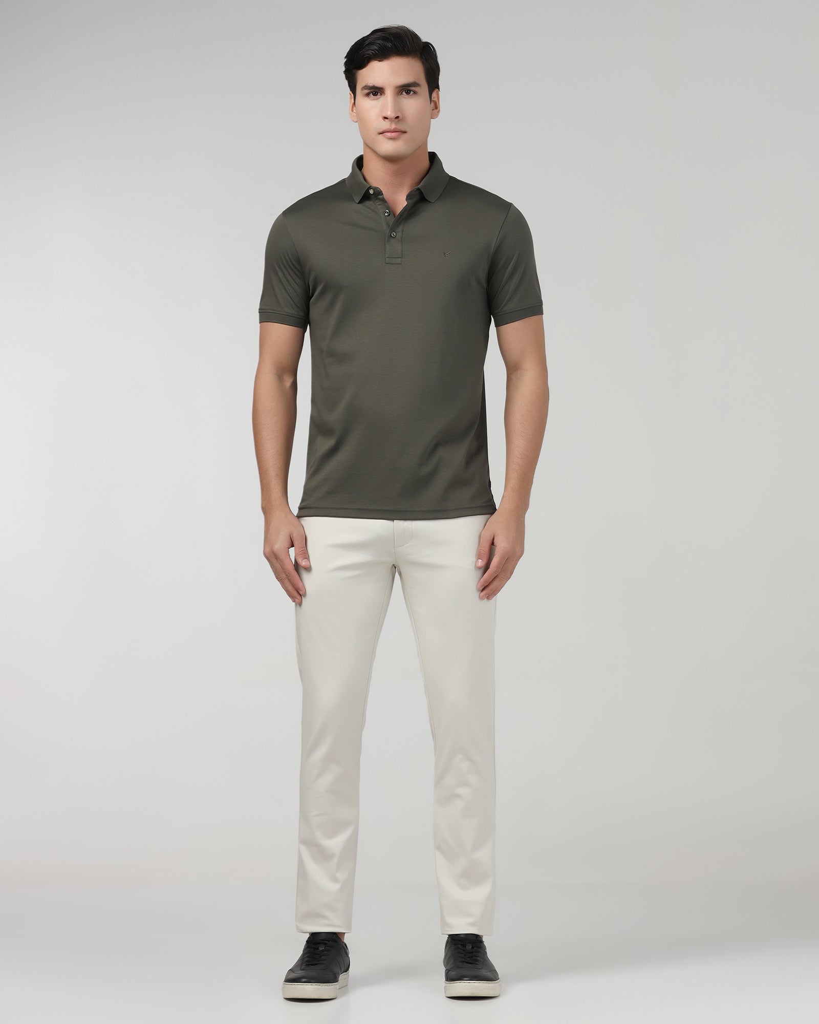 Off White Textured Khaki - Ibis