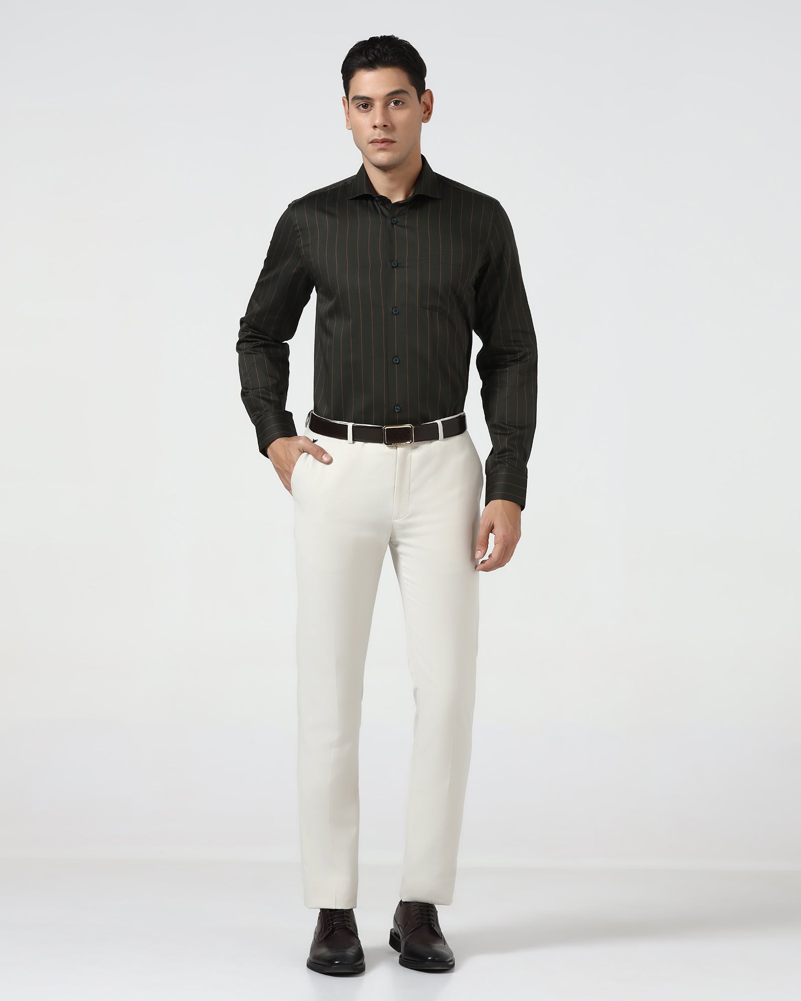 Olive Stripe Shirt - Route