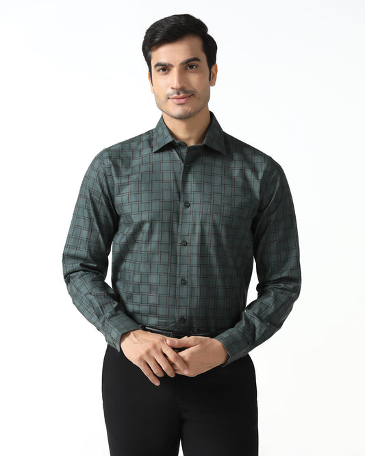 Olive Check Shirt - Ratio