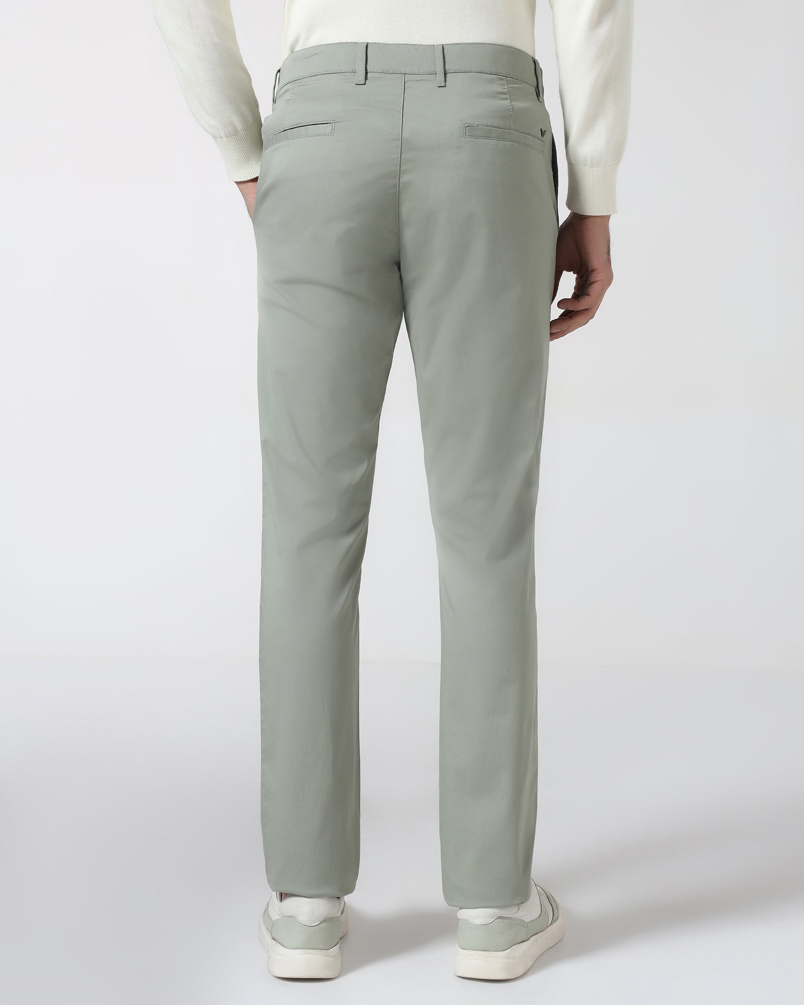 Olive Solid Khakis - Hemlock