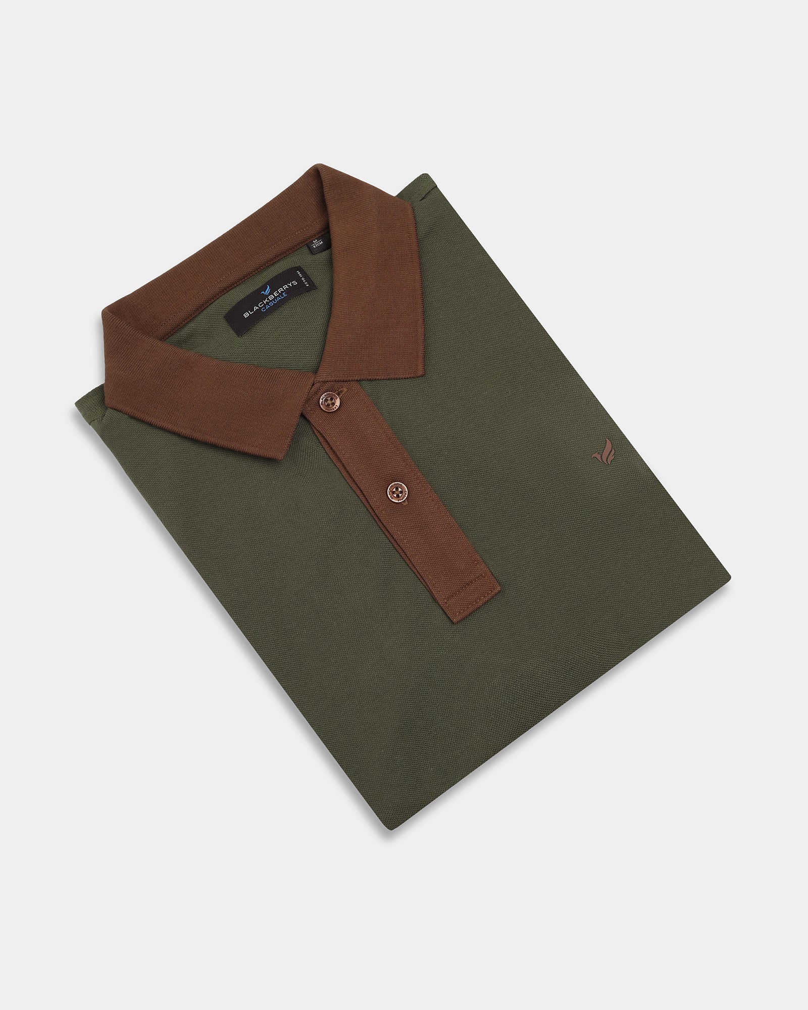 Olive Solid Polo - Lono