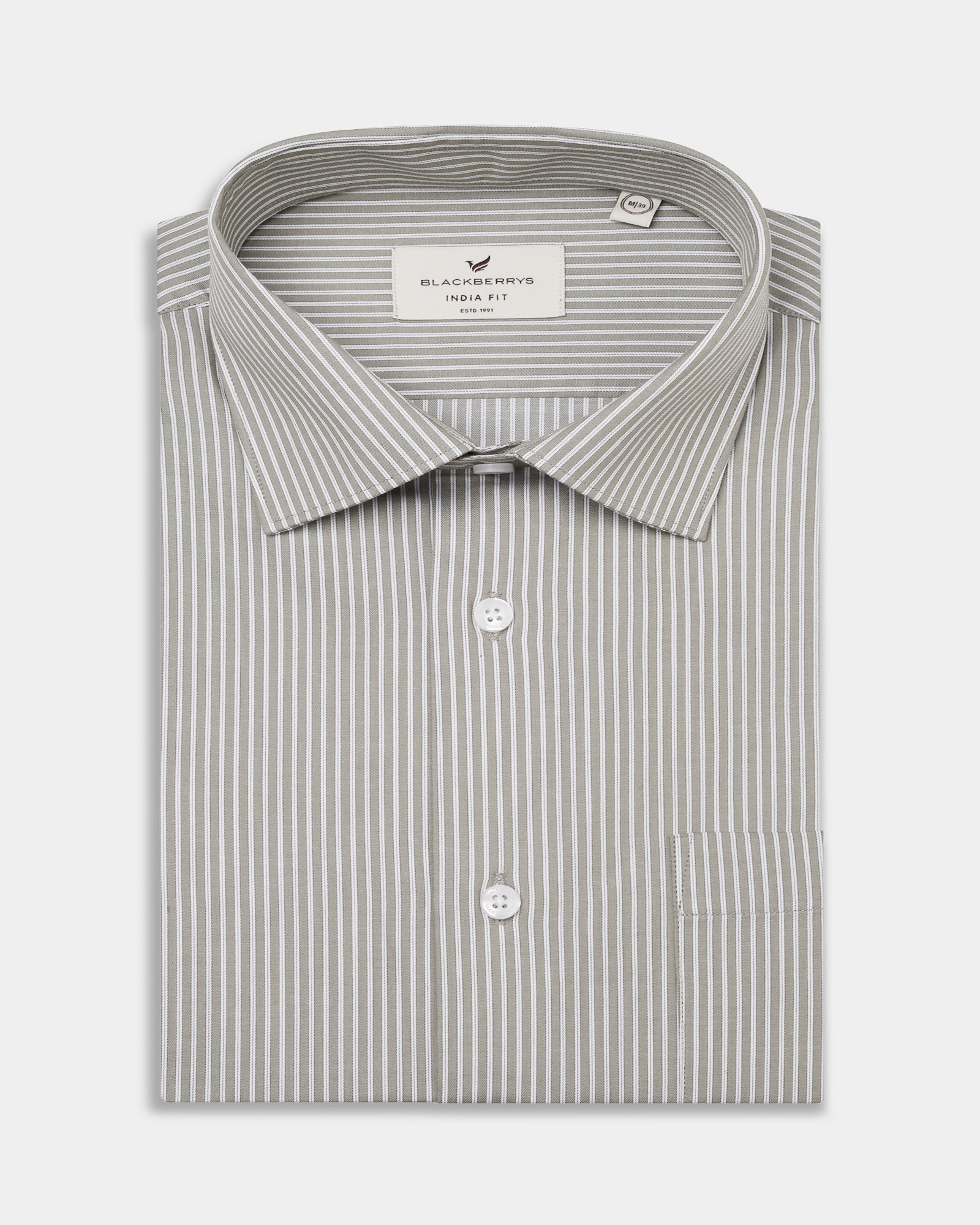 Olive Stripe Shirt - Foren