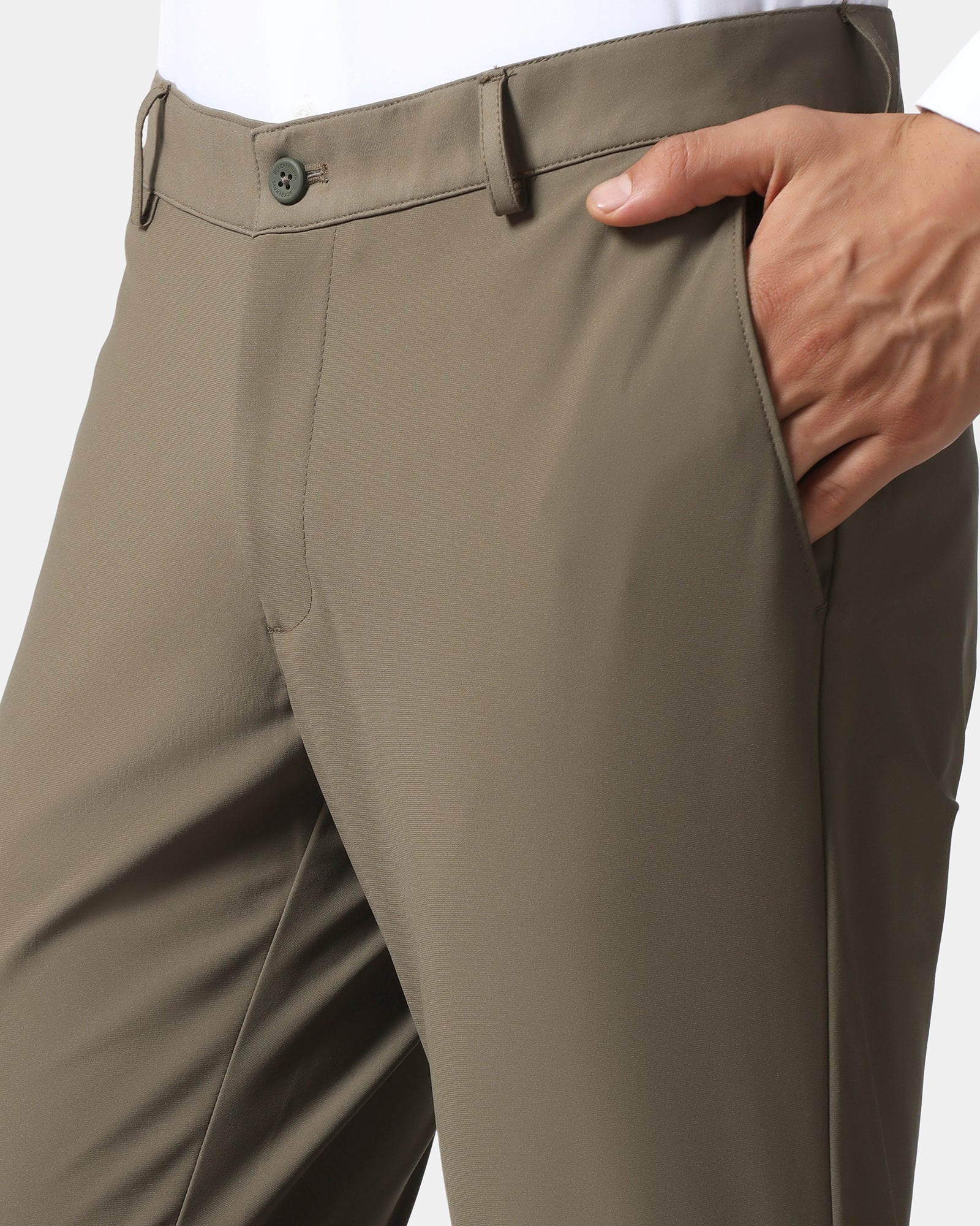 Olive Techpro Solid Khakis - Yukon