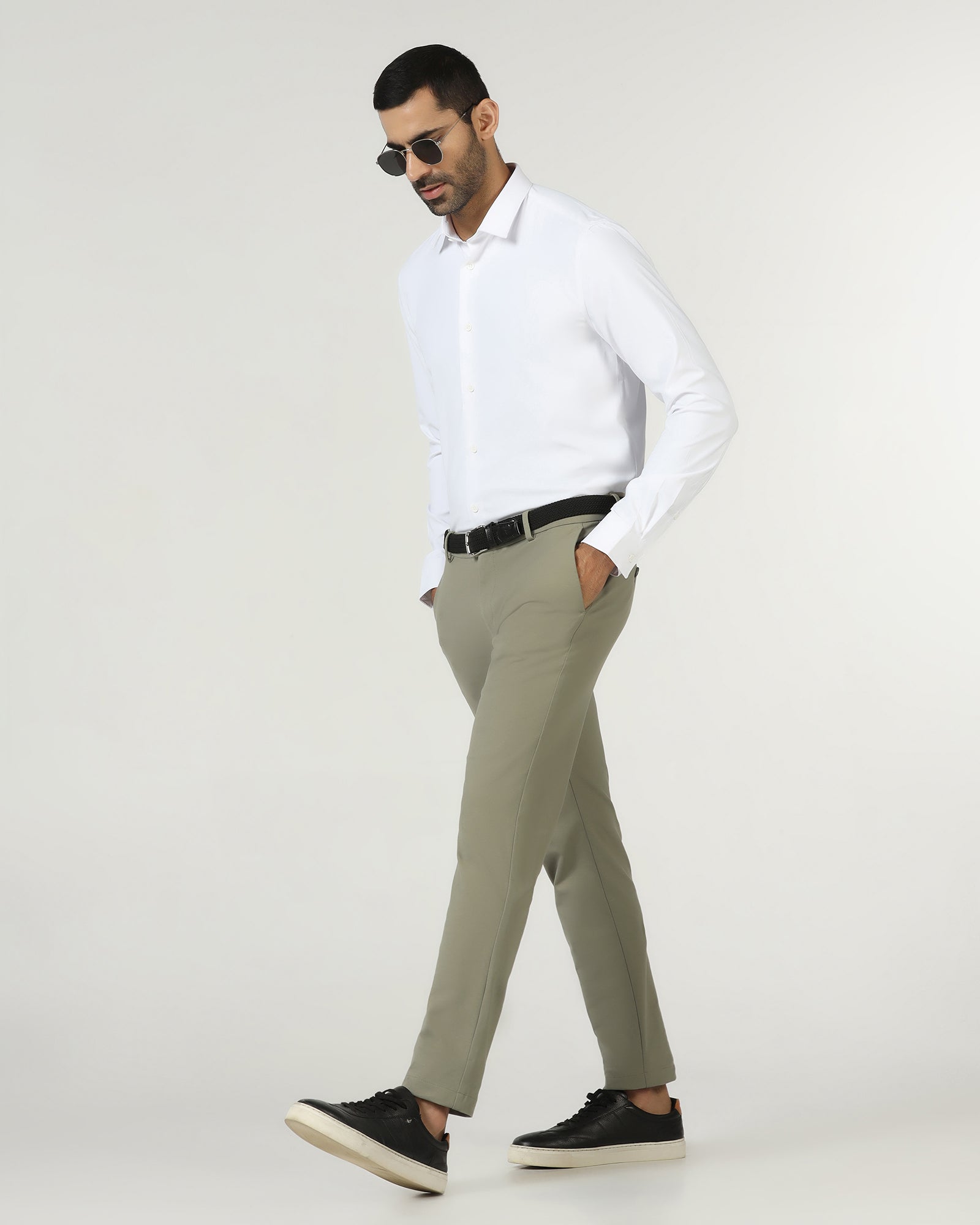 Olive Techpro Solid Khakis - Ziea