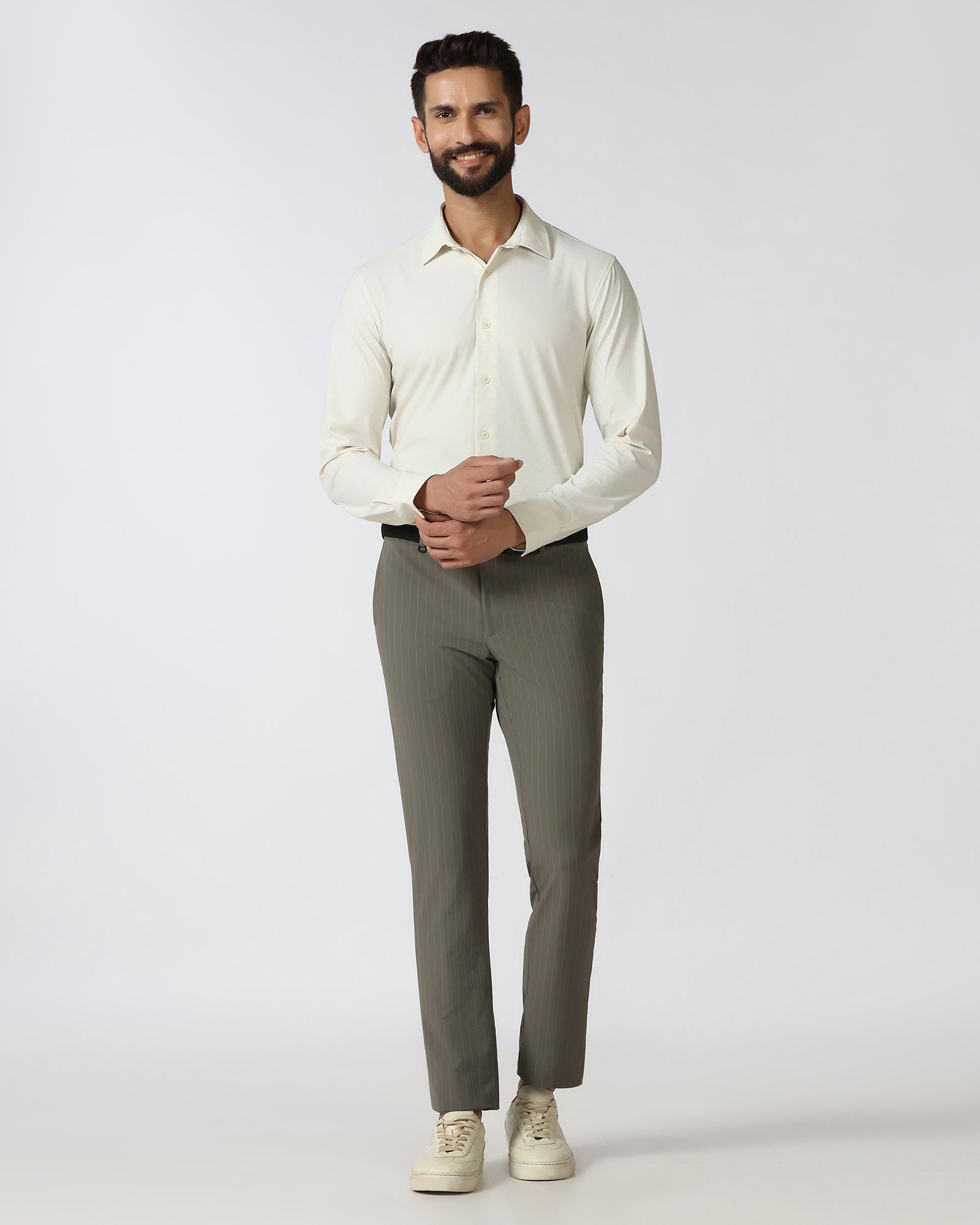 Olive Techpro Stripe Trouser - Brut