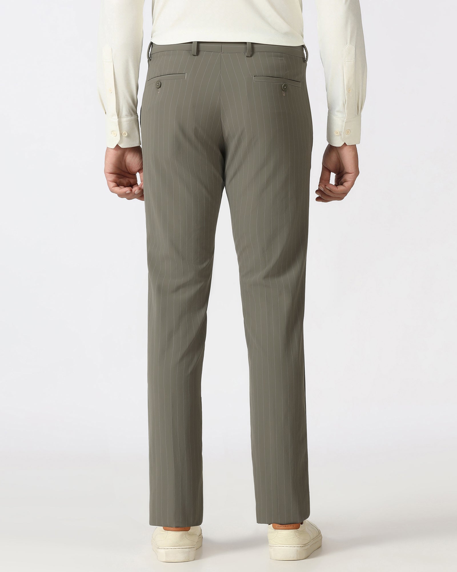 Olive Techpro Stripe Trouser - Brut