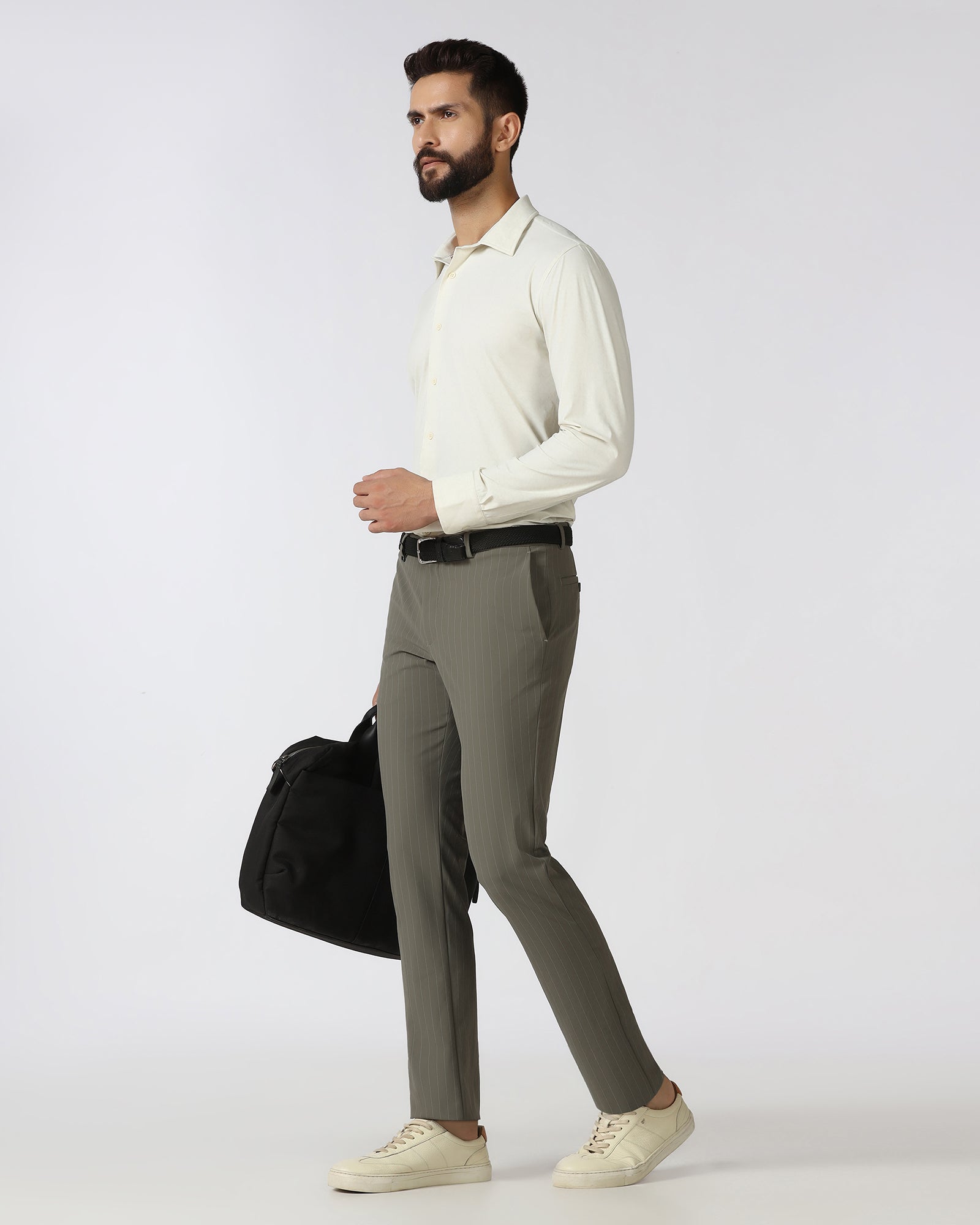 Olive Techpro Stripe Trouser - Brut