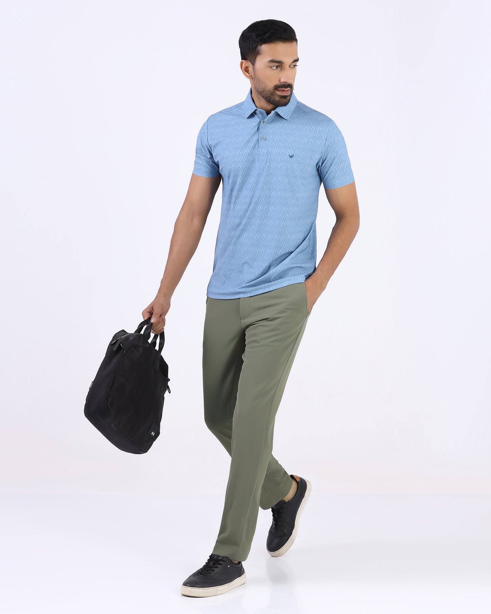 Olive TechPro Stripe Trouser - Martini