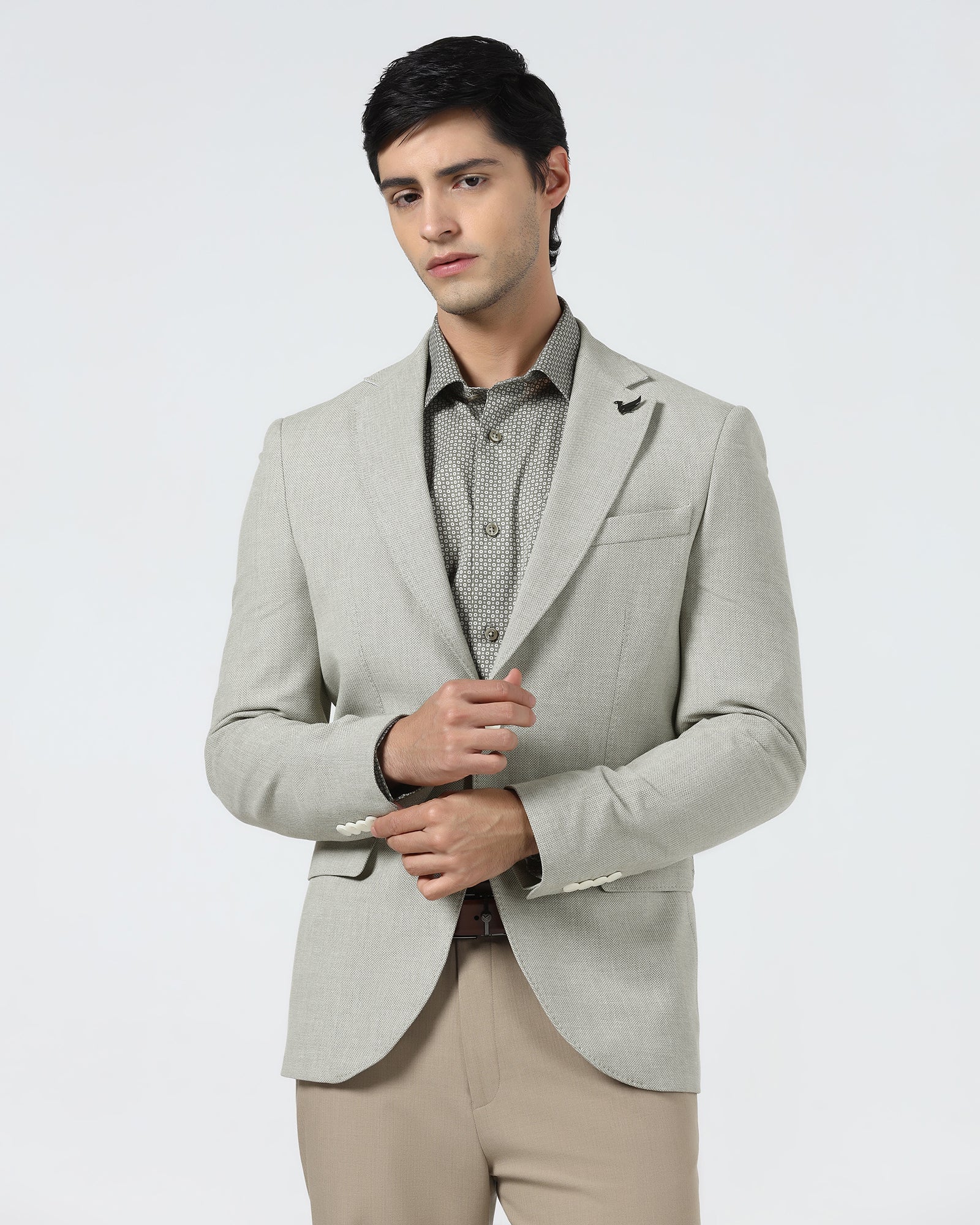 Olive Textured Jacket - Watson