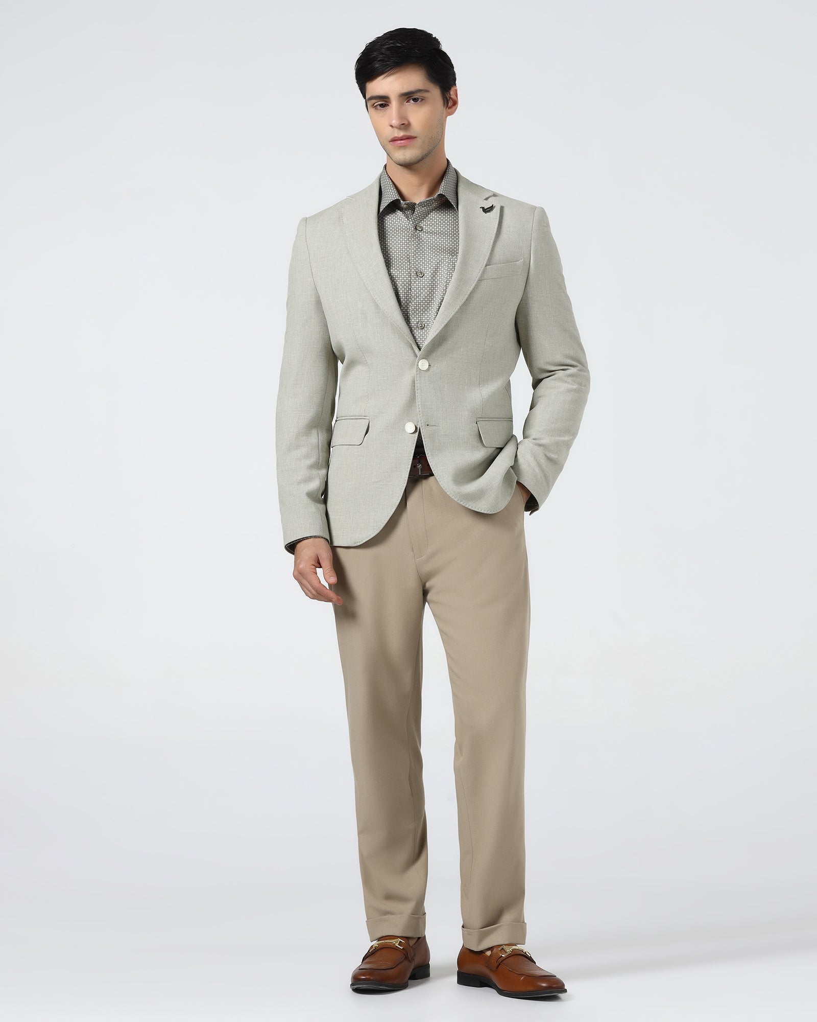 Olive Textured Jacket - Watson