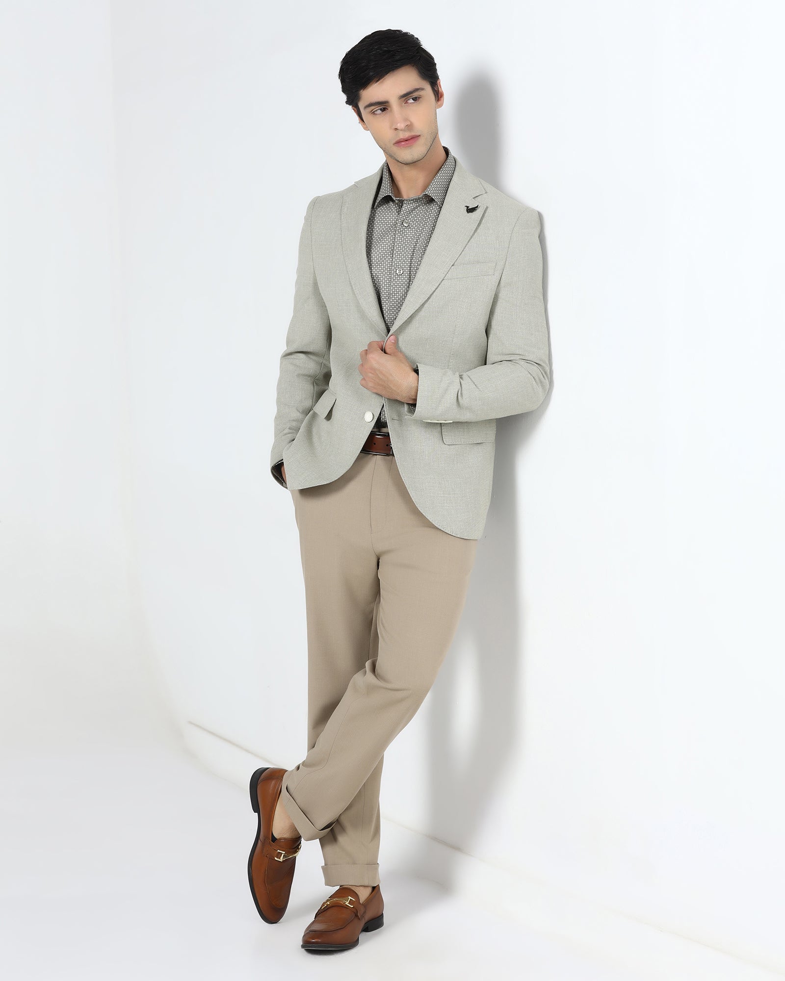 Olive Textured Jacket - Watson