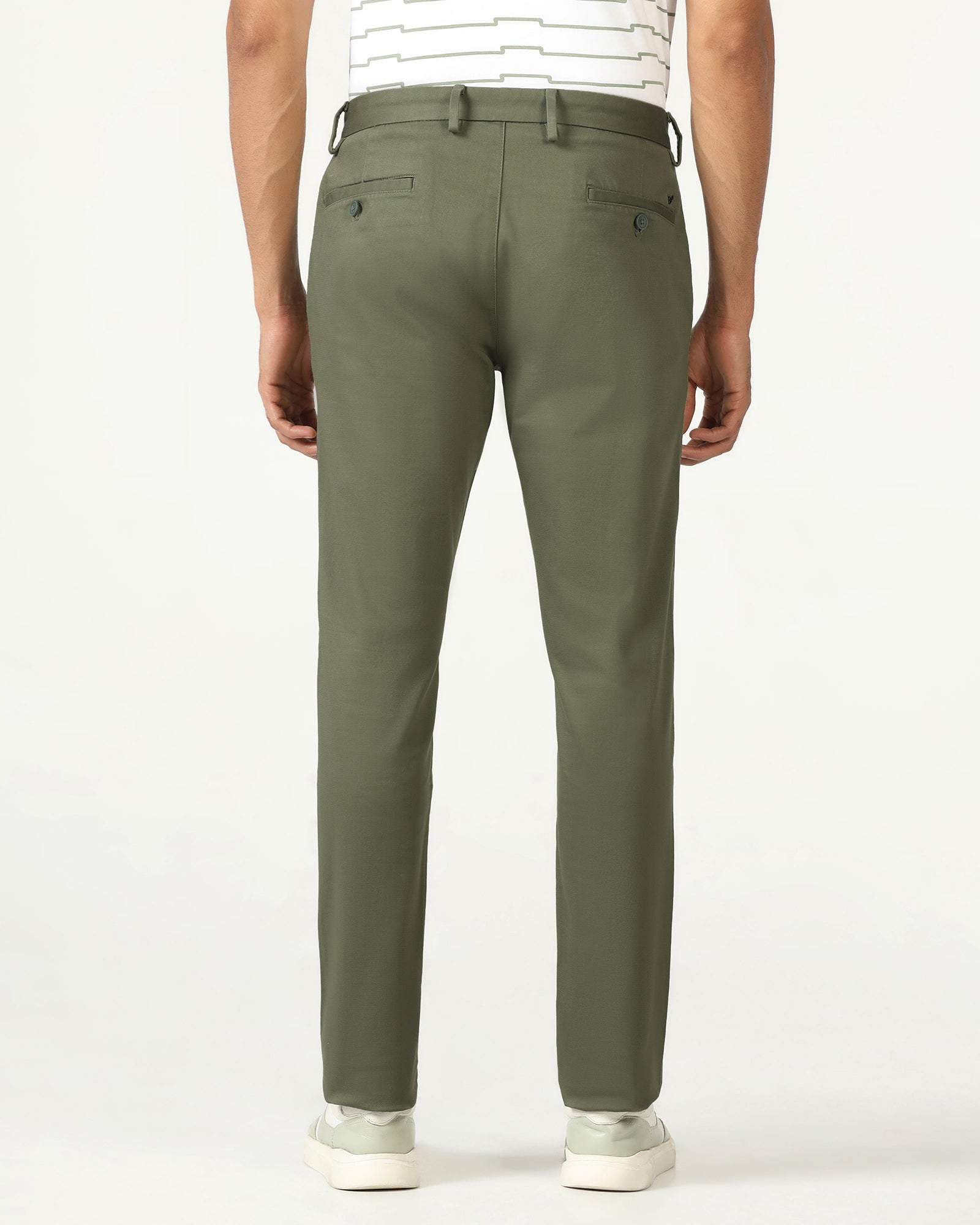Olive Textured Khakis - Brook